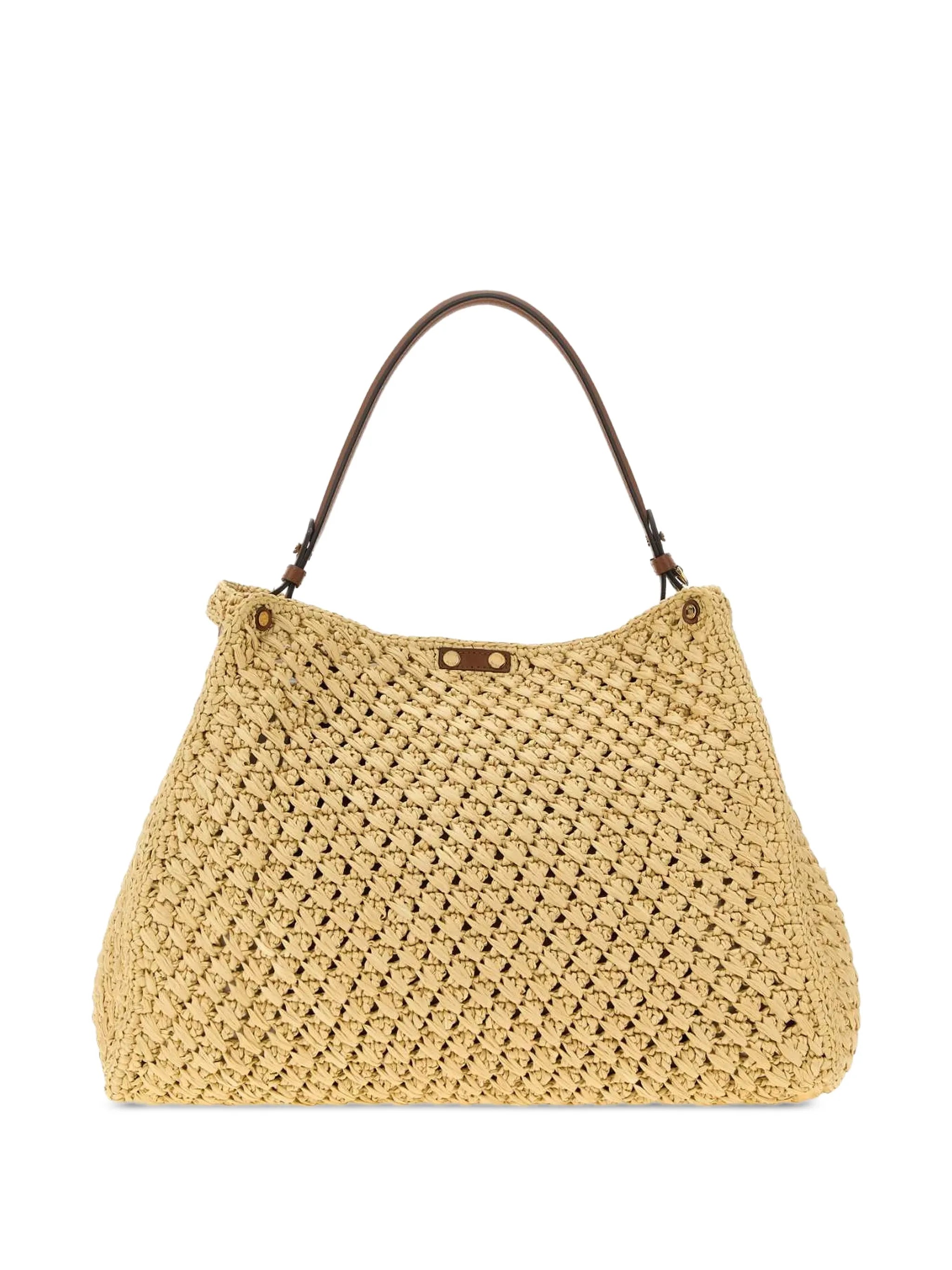 Fendi Way woven shoulder bag