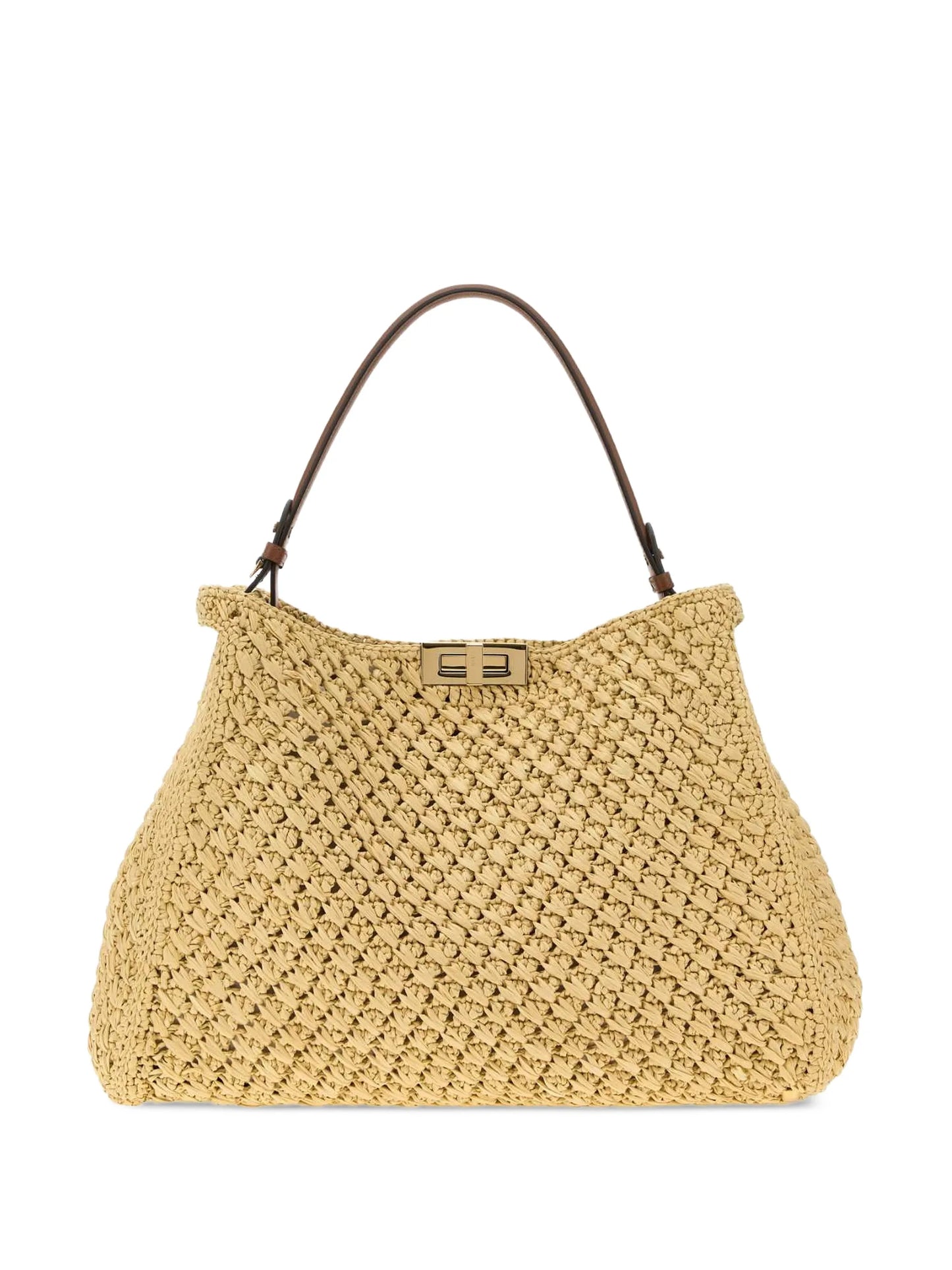 Fendi Way woven shoulder bag