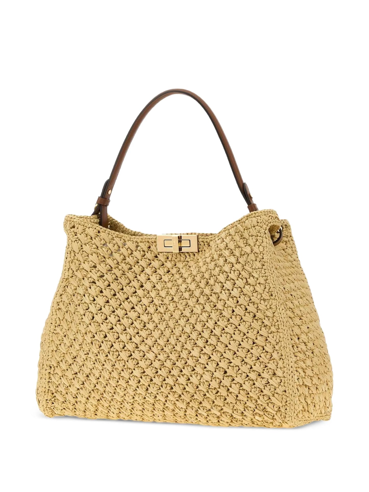 Fendi Way woven shoulder bag