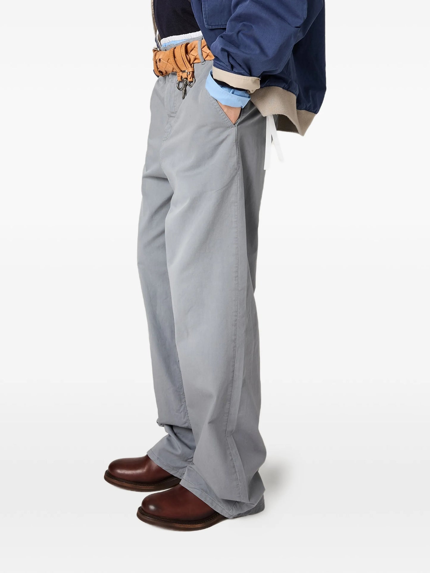 garment-dyed twill pants