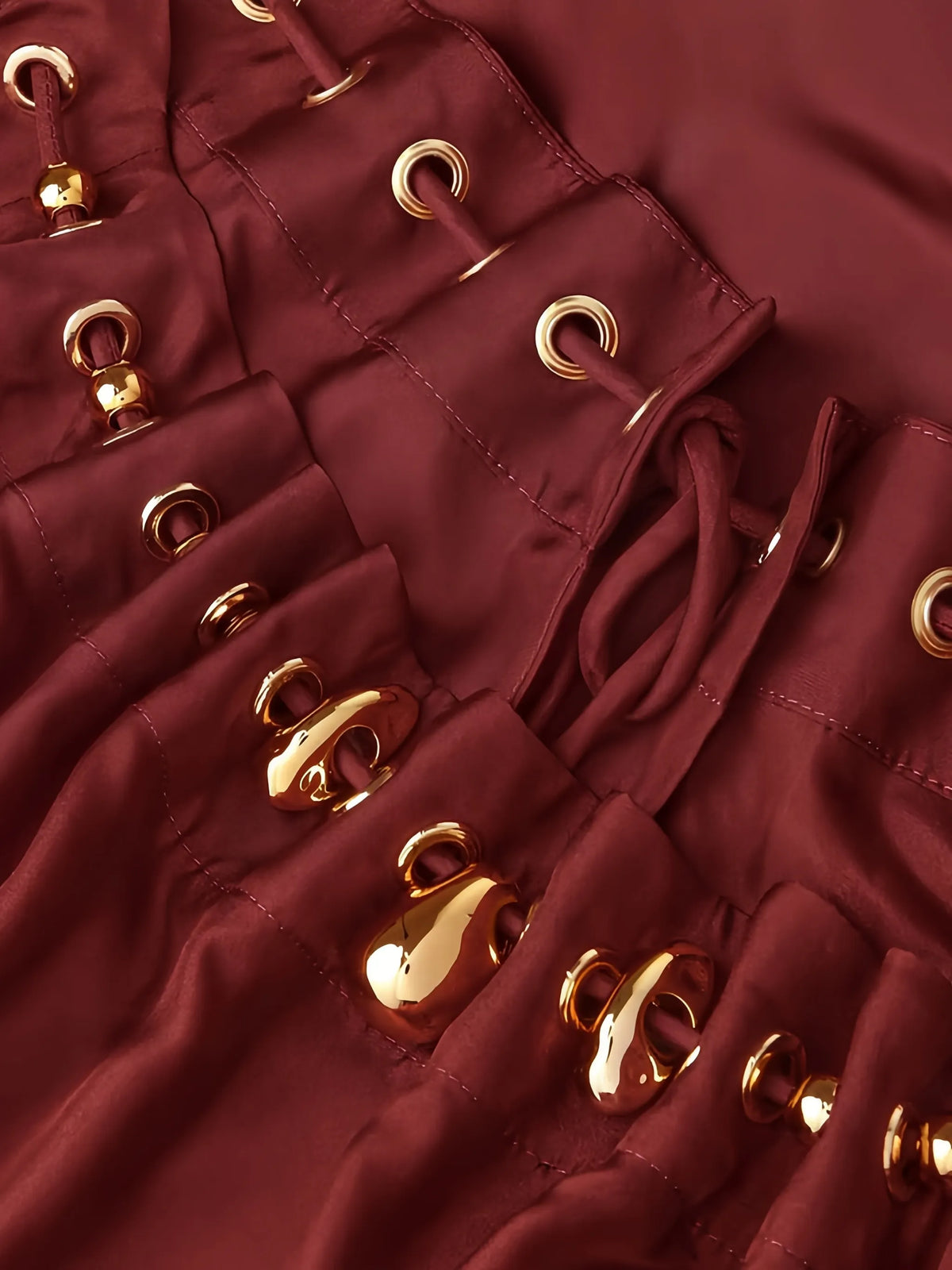 Aster gathered bead blouse