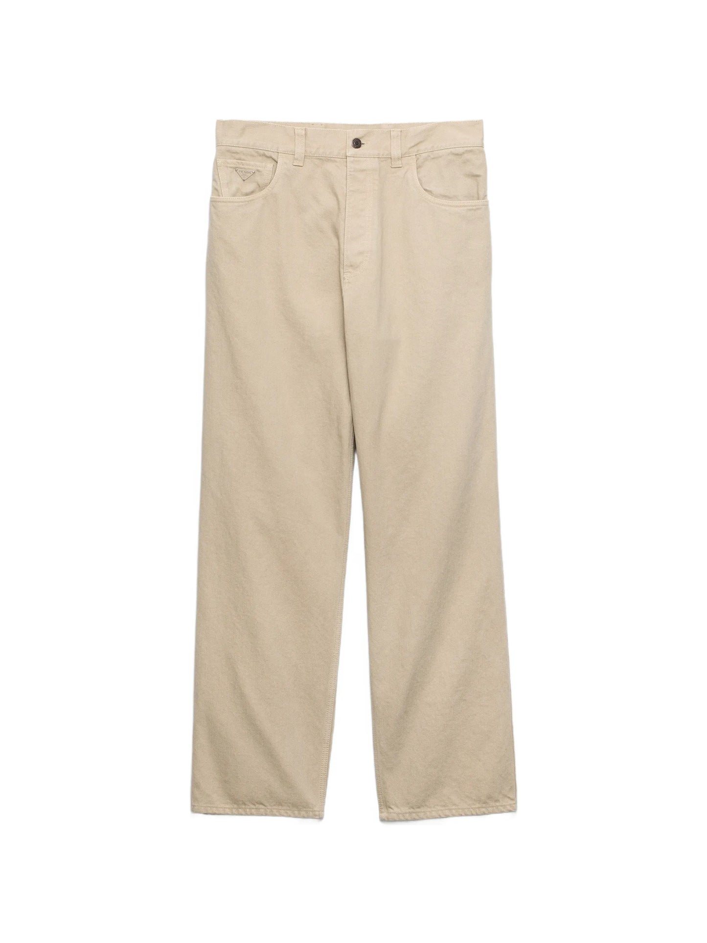 logo-plaque straight-leg jeans