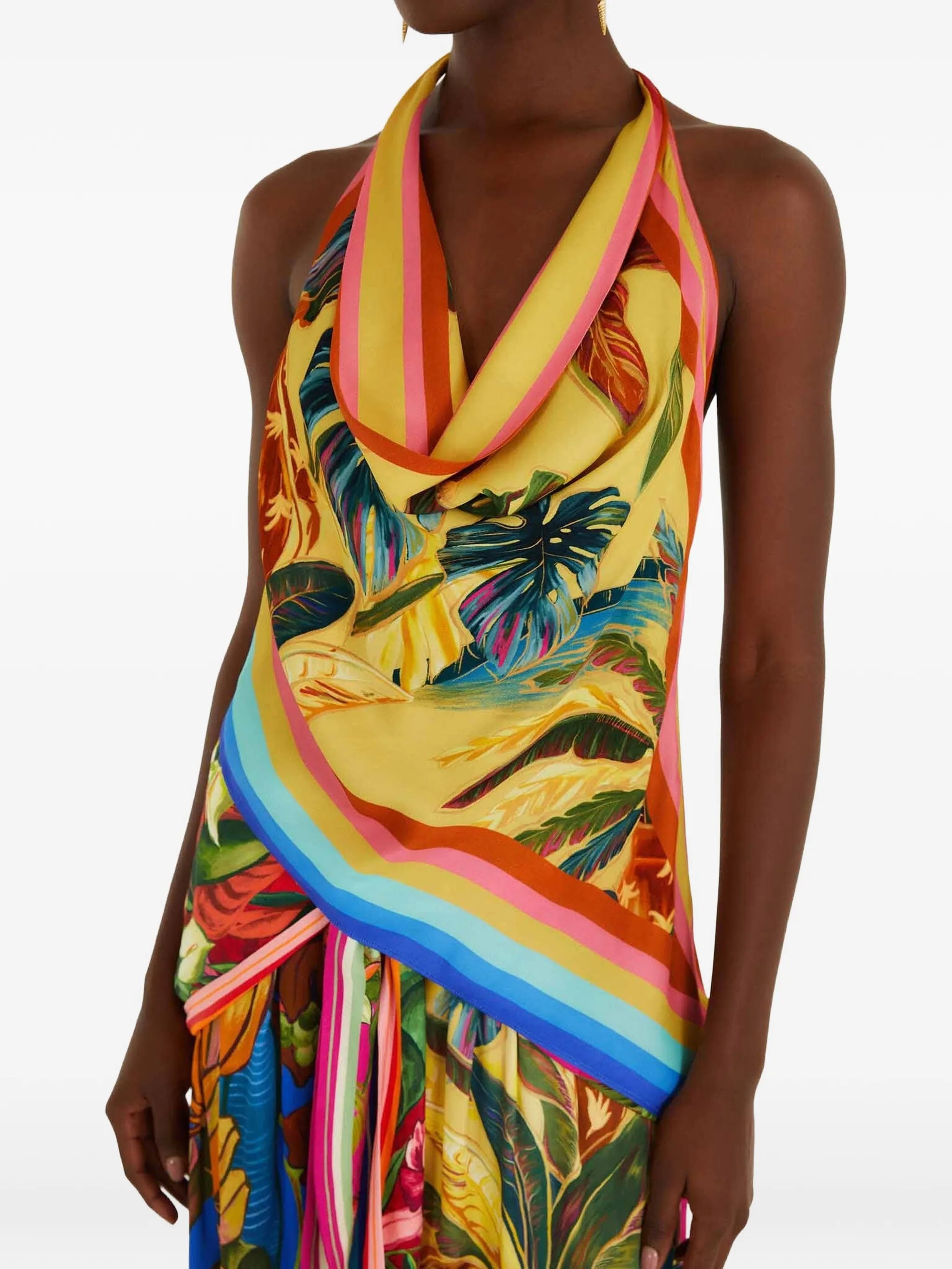 summer scarf lenzing™ ecovero™ viscose blouse