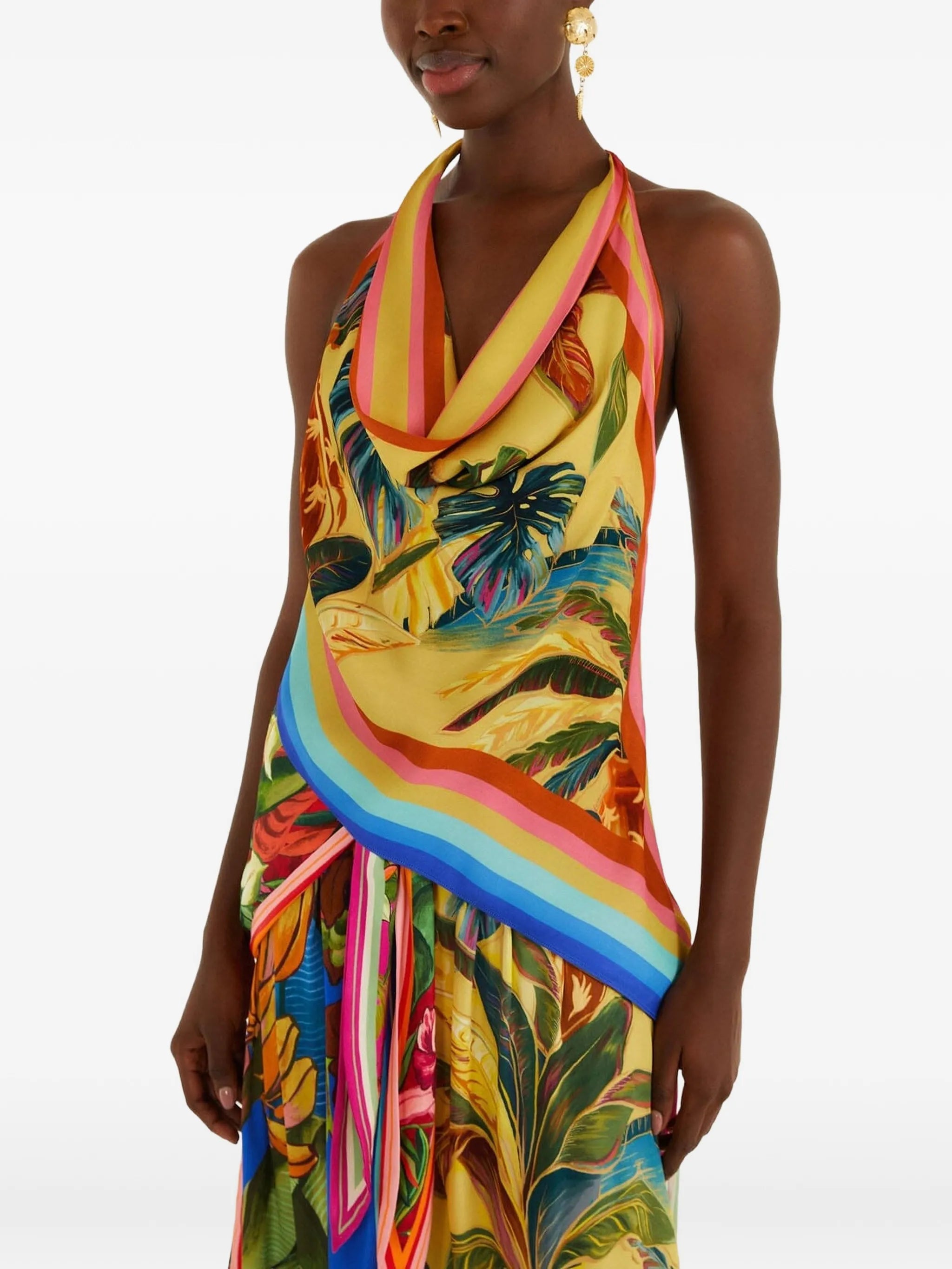 summer scarf lenzing™ ecovero™ viscose blouse