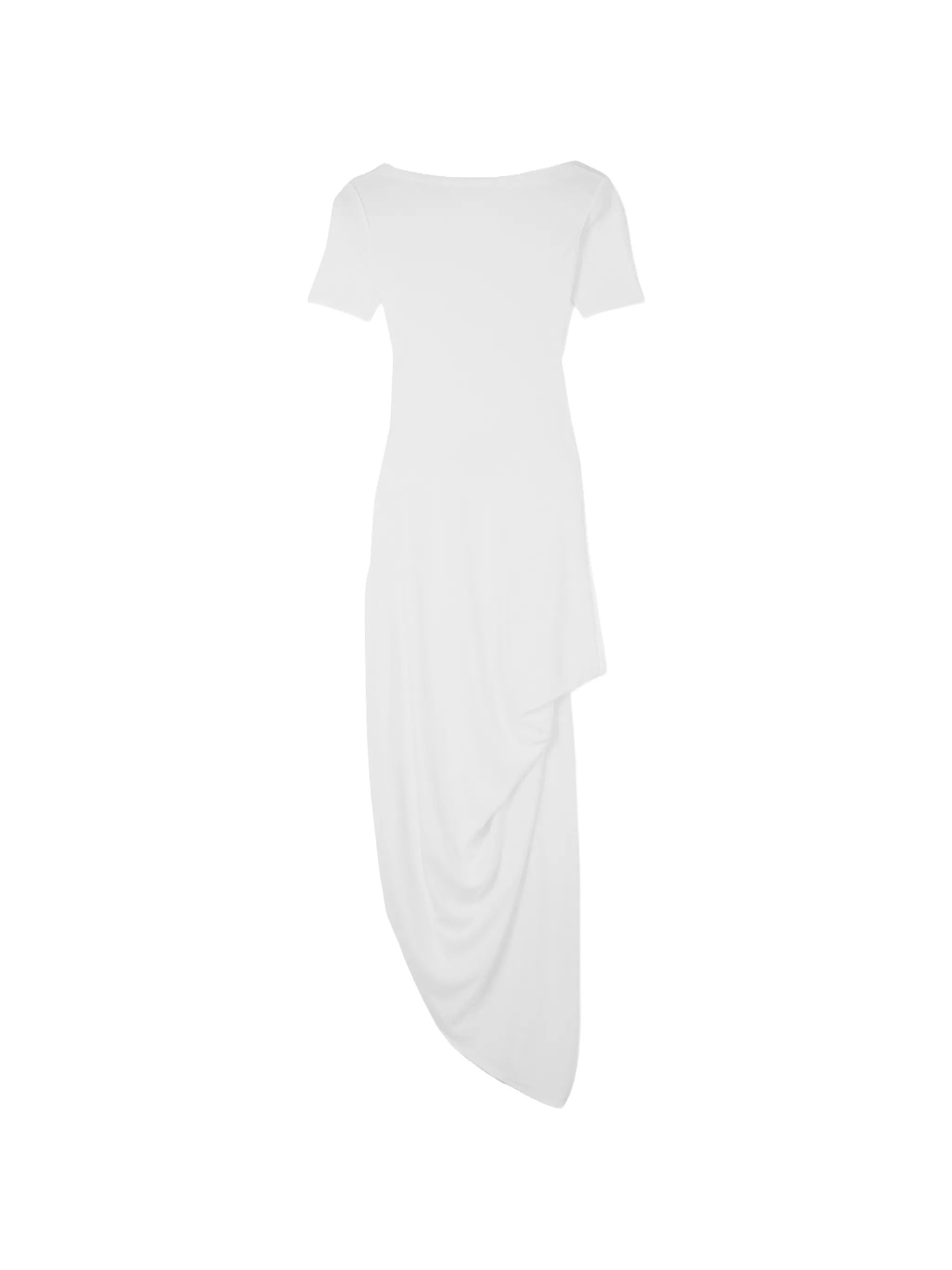 The Sole open-back draped dress