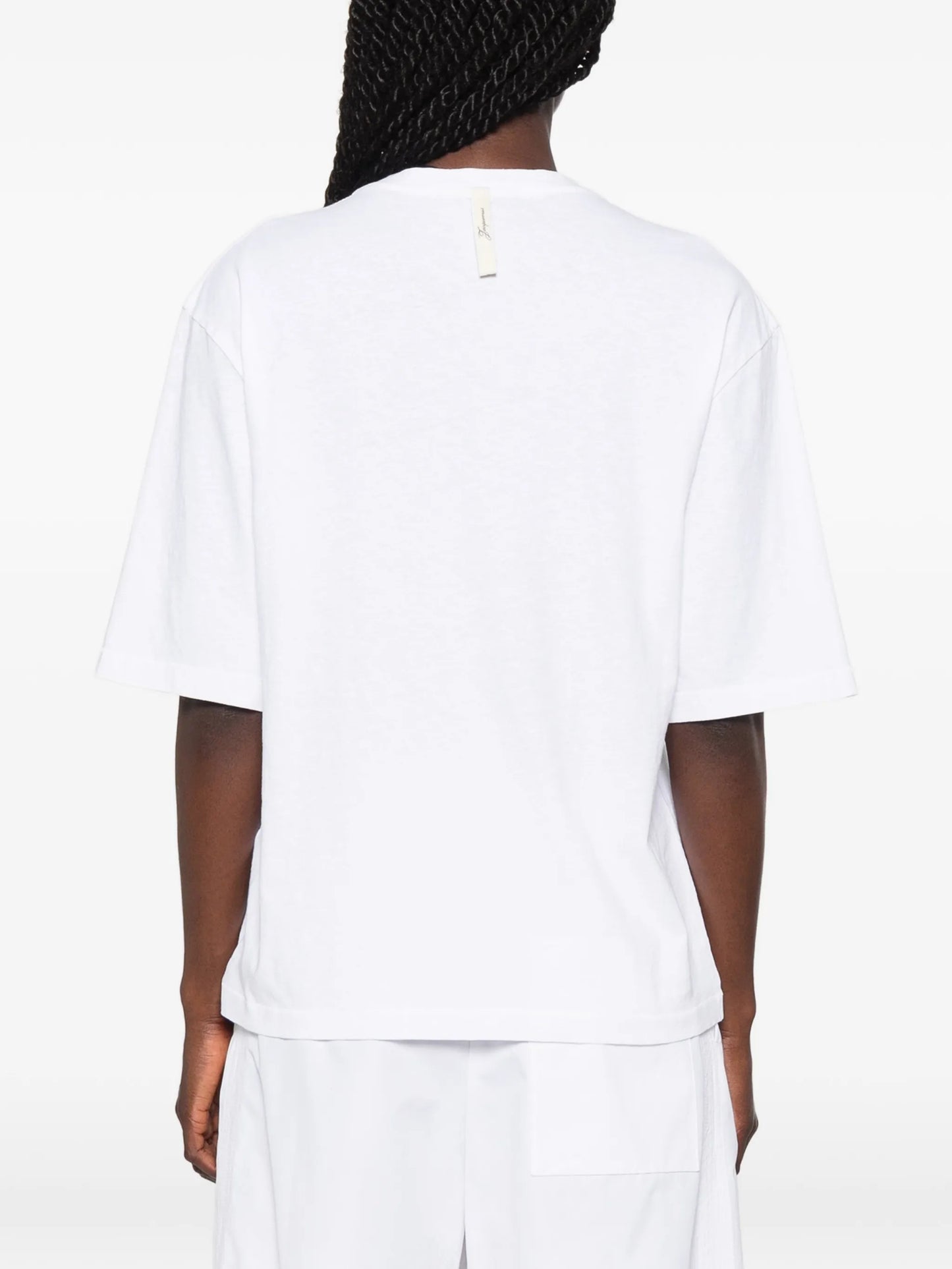 logo-embroidered T-shirt