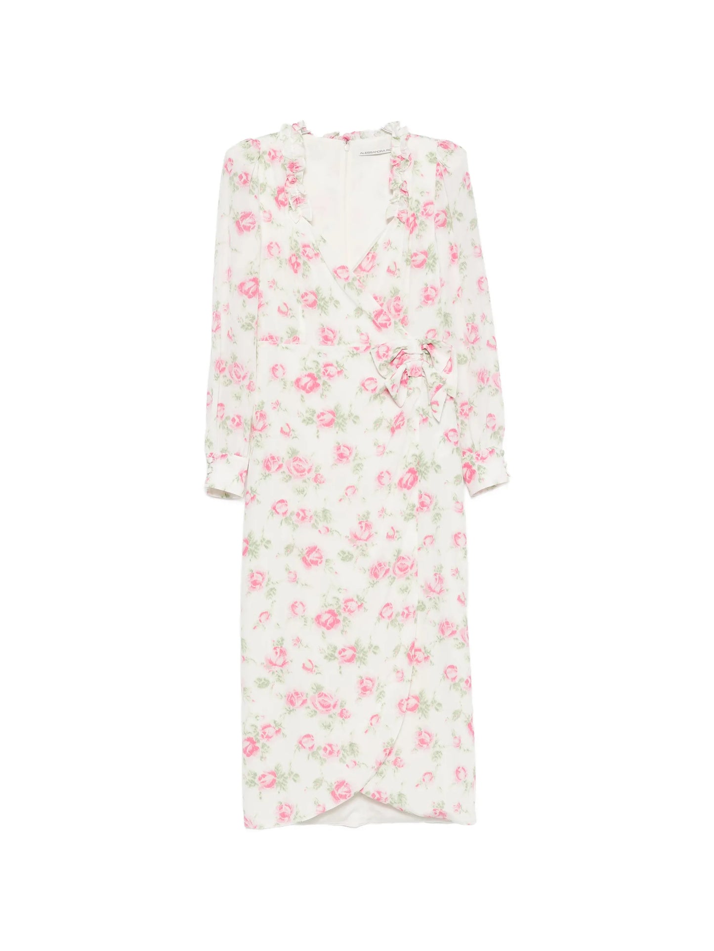 floral-print midi dress