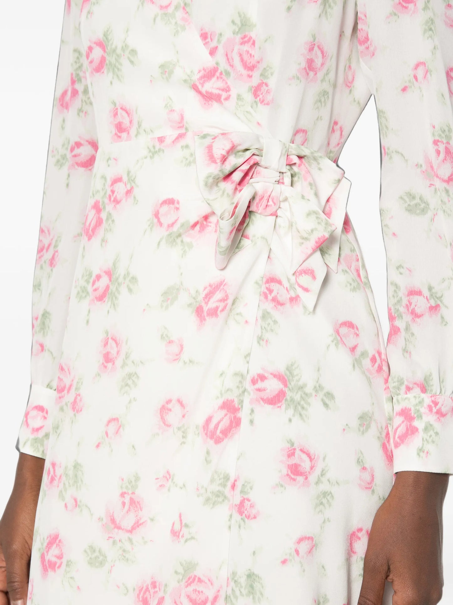 floral-print midi dress