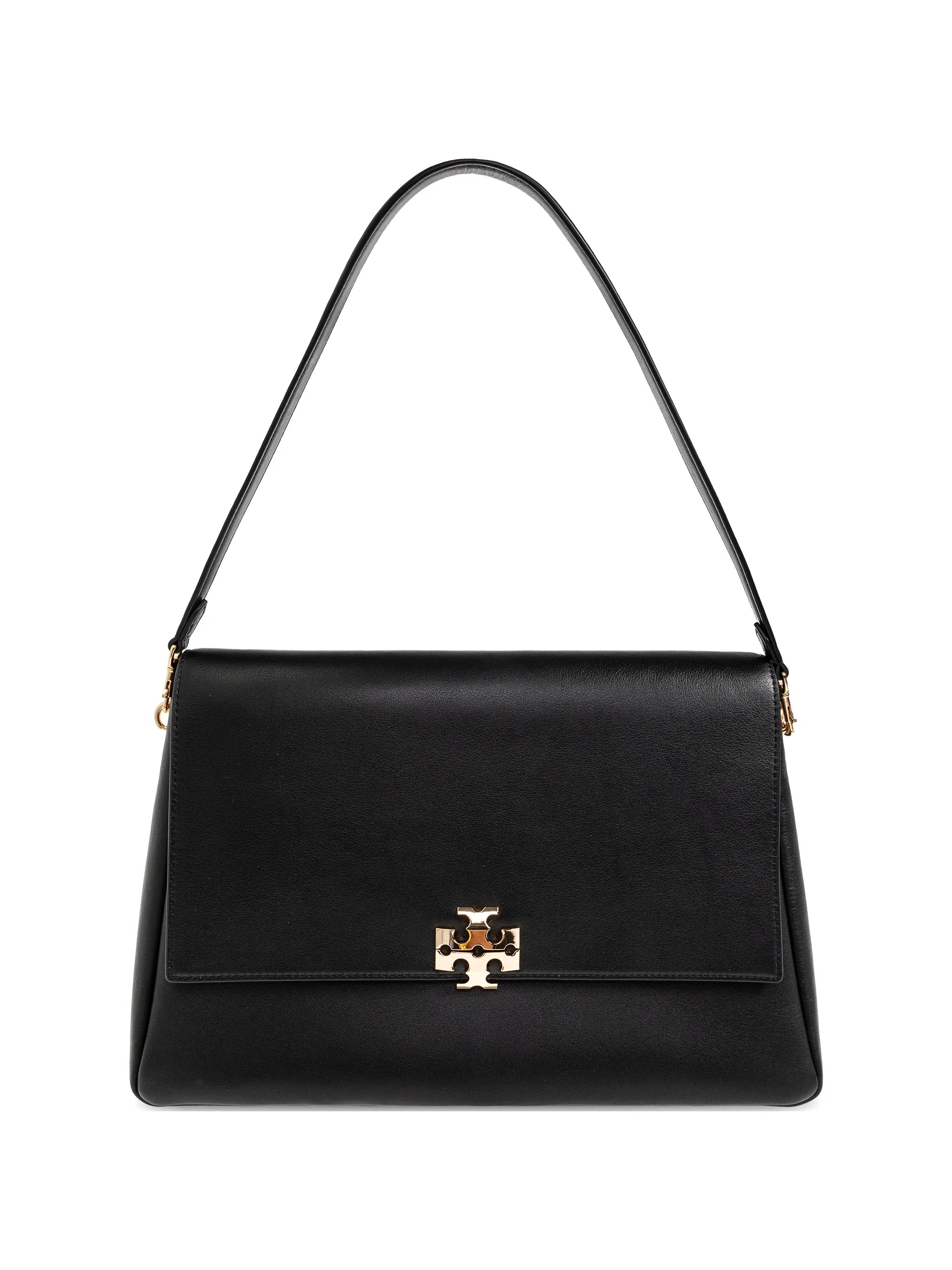 logo-plaque leather tote bag