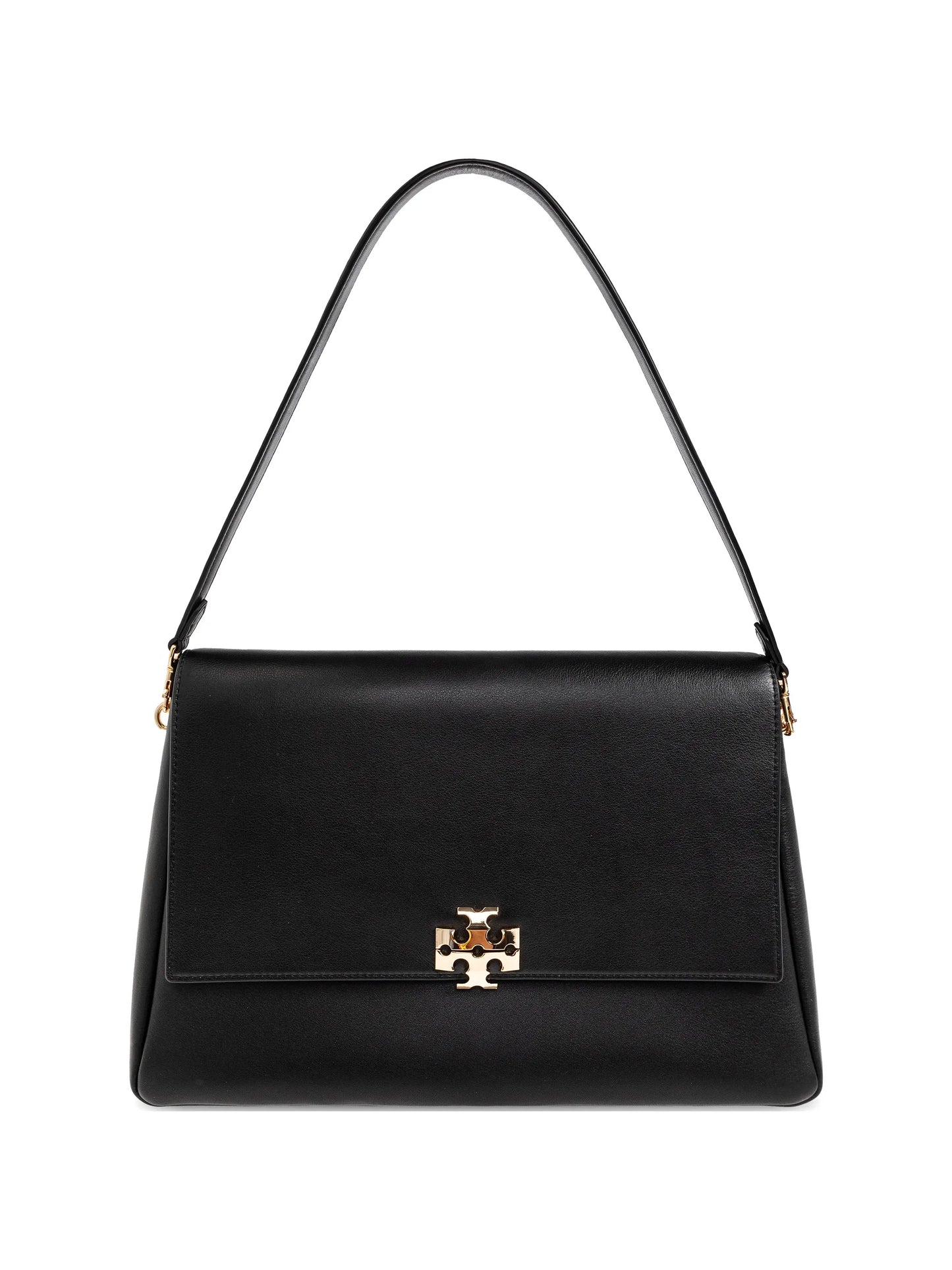 logo-plaque leather tote bag