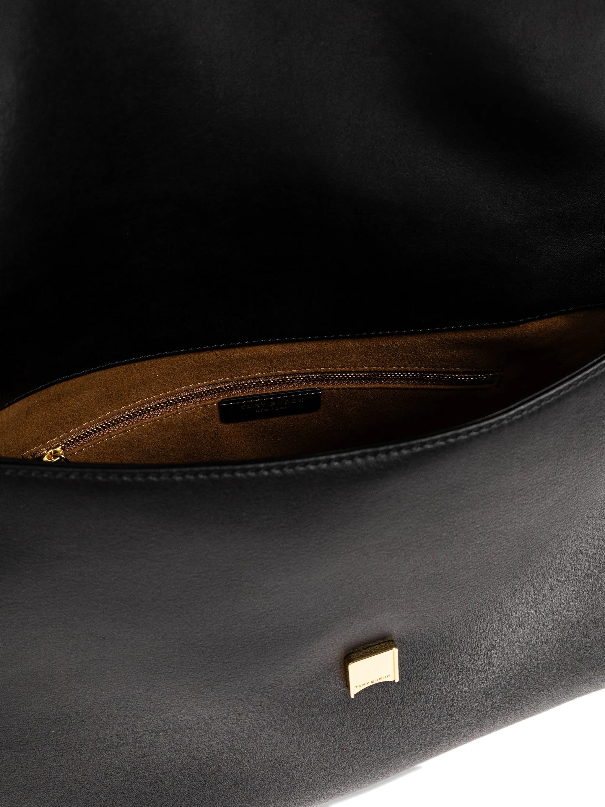 logo-plaque leather tote bag