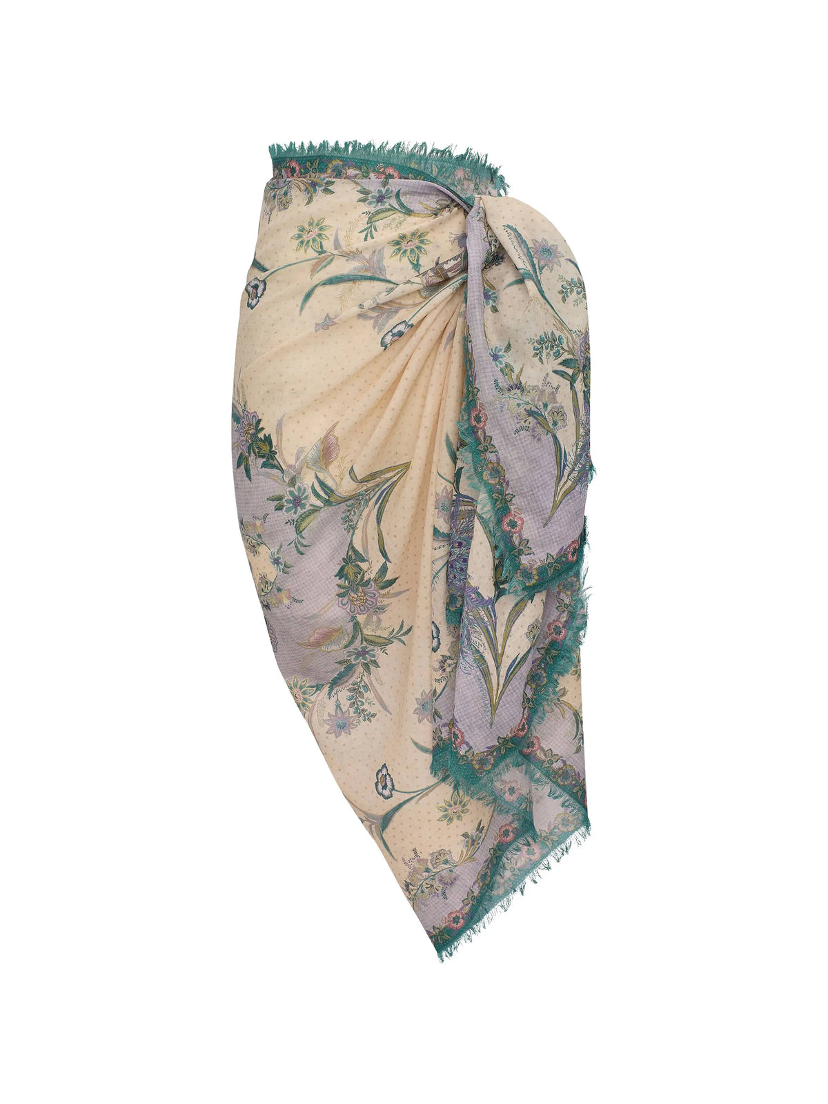printed cotton pareo
