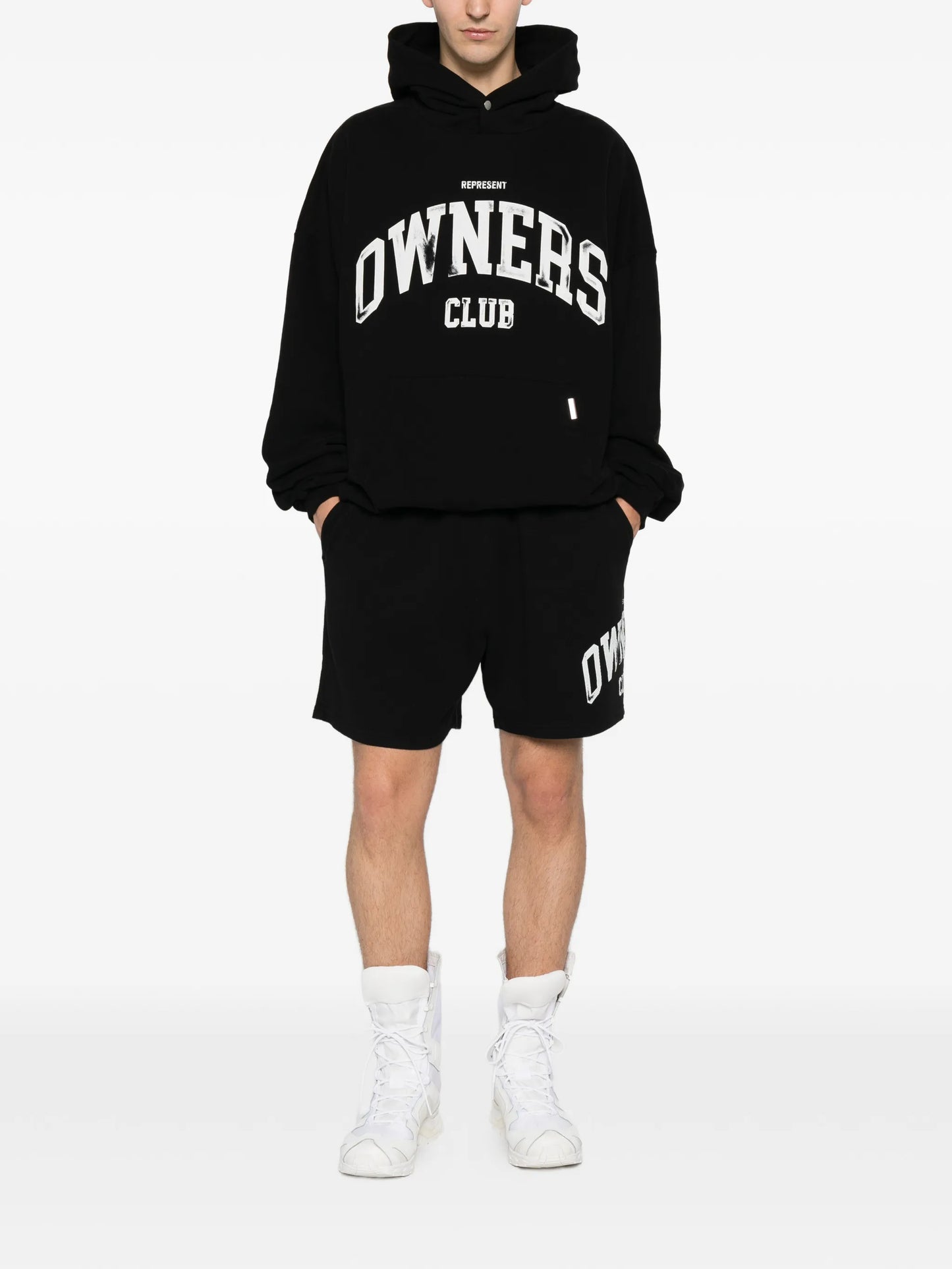 Owners logo-print hoodie