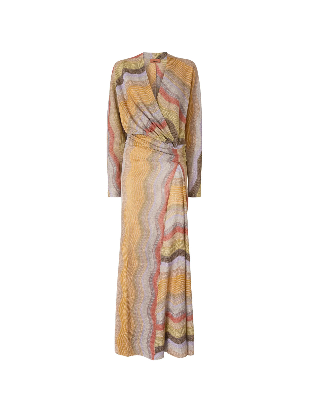 zigzag-knit dress