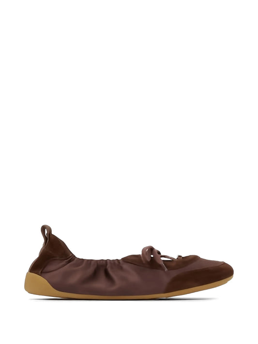 Kick suede ballet flats