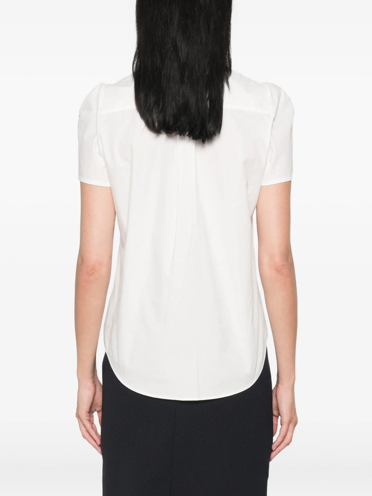 logo-embroidered short-sleeve shirt