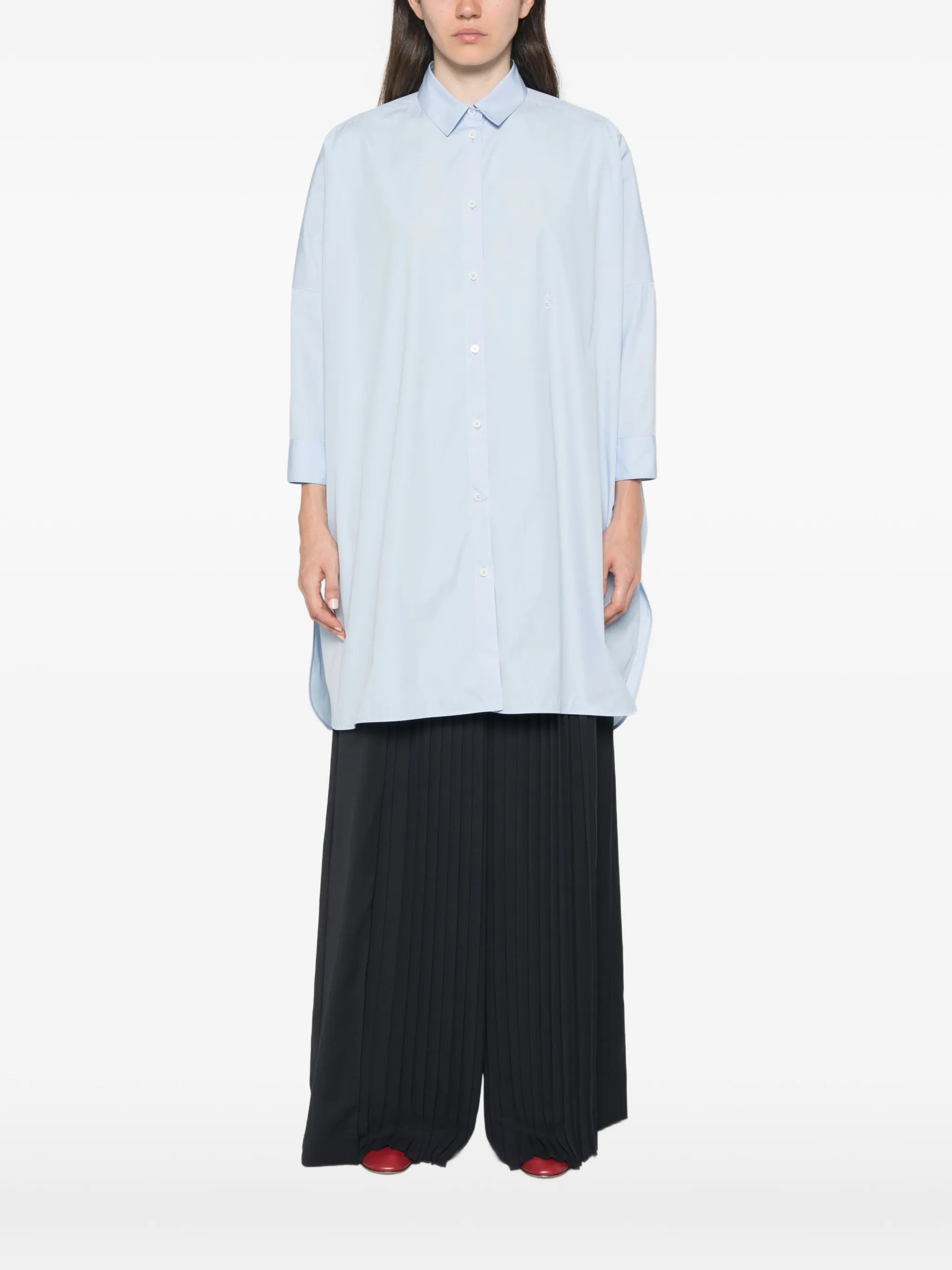 lightweight cotton poplin shirt