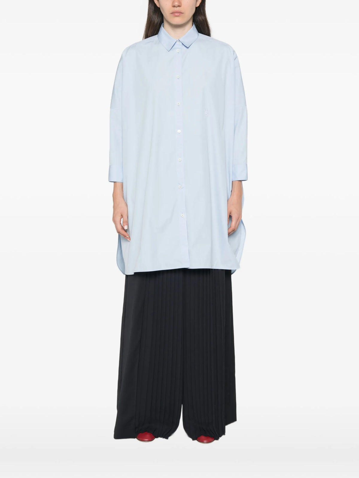 lightweight cotton poplin shirt