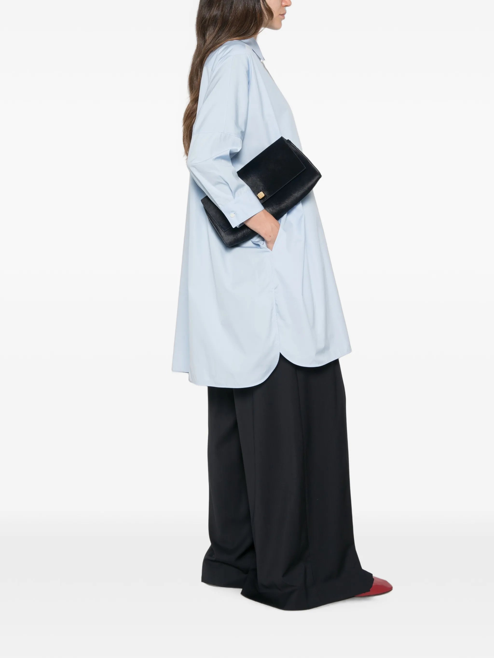 lightweight cotton poplin shirt