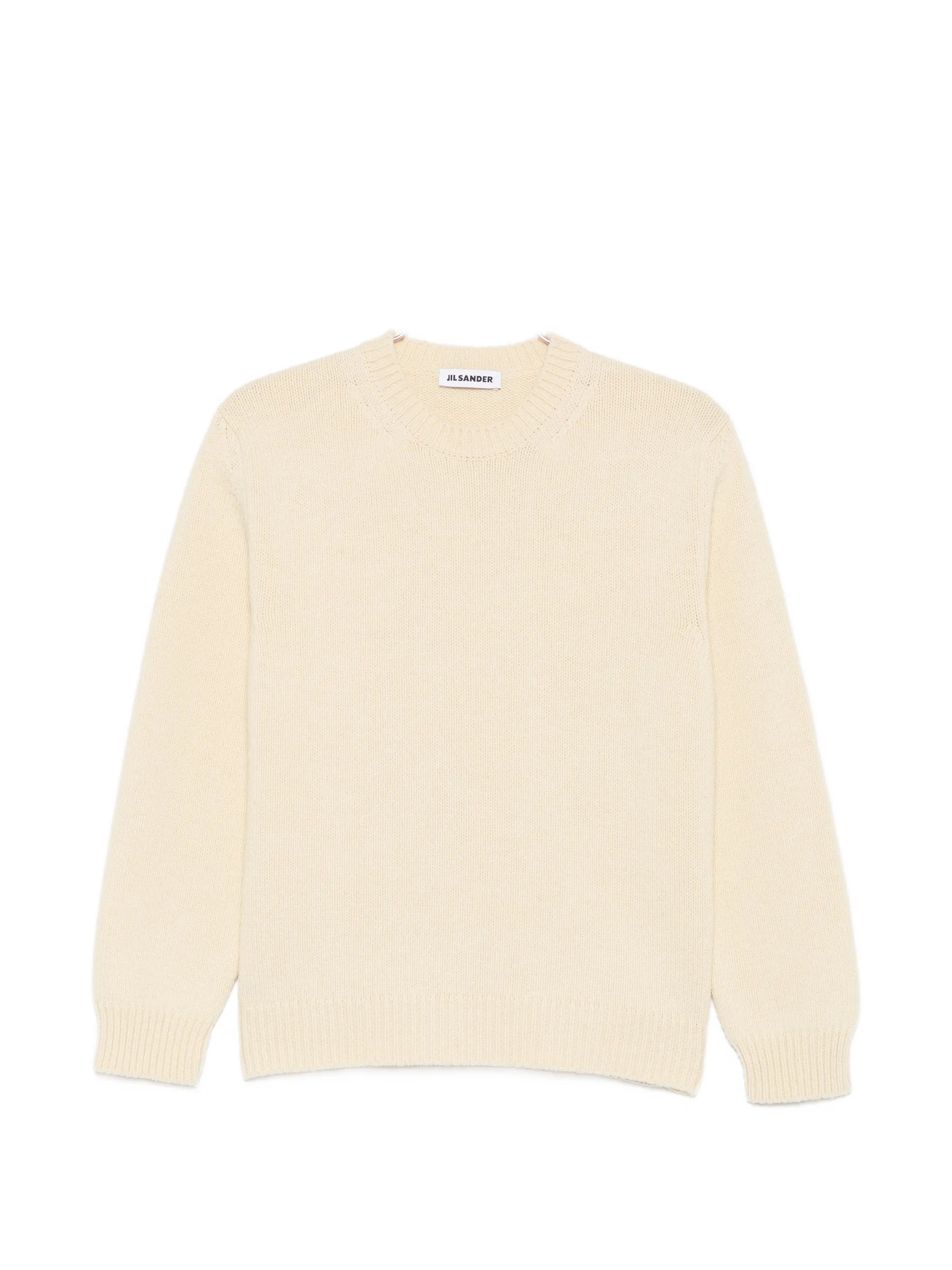 ribbed-knit crew-neck sweater