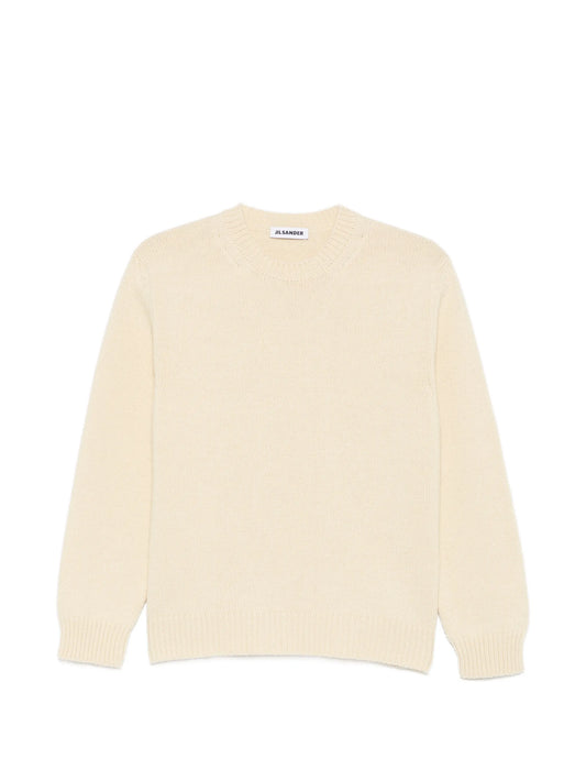 ribbed-knit crew-neck sweater