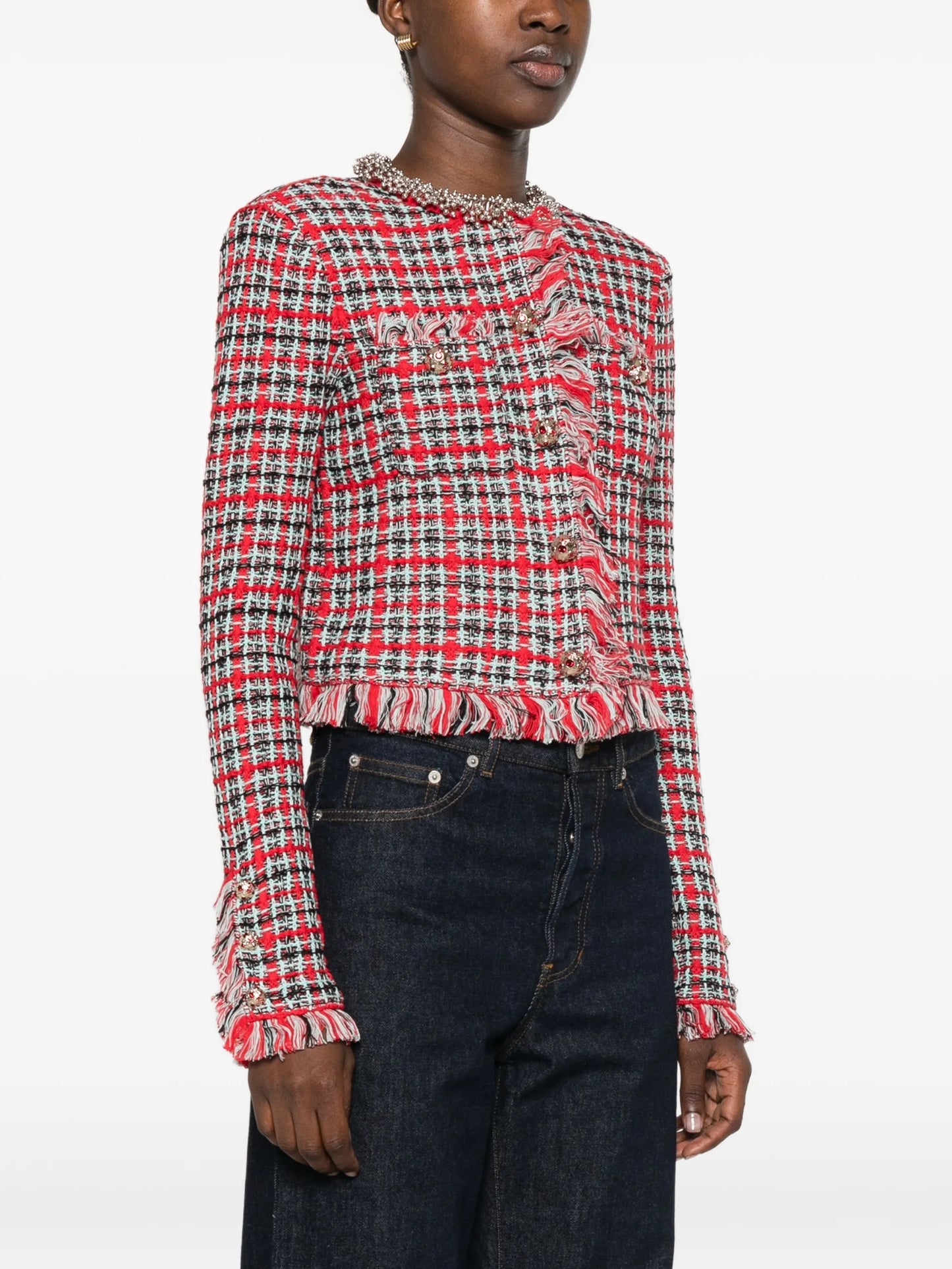 fringe-trim jacket