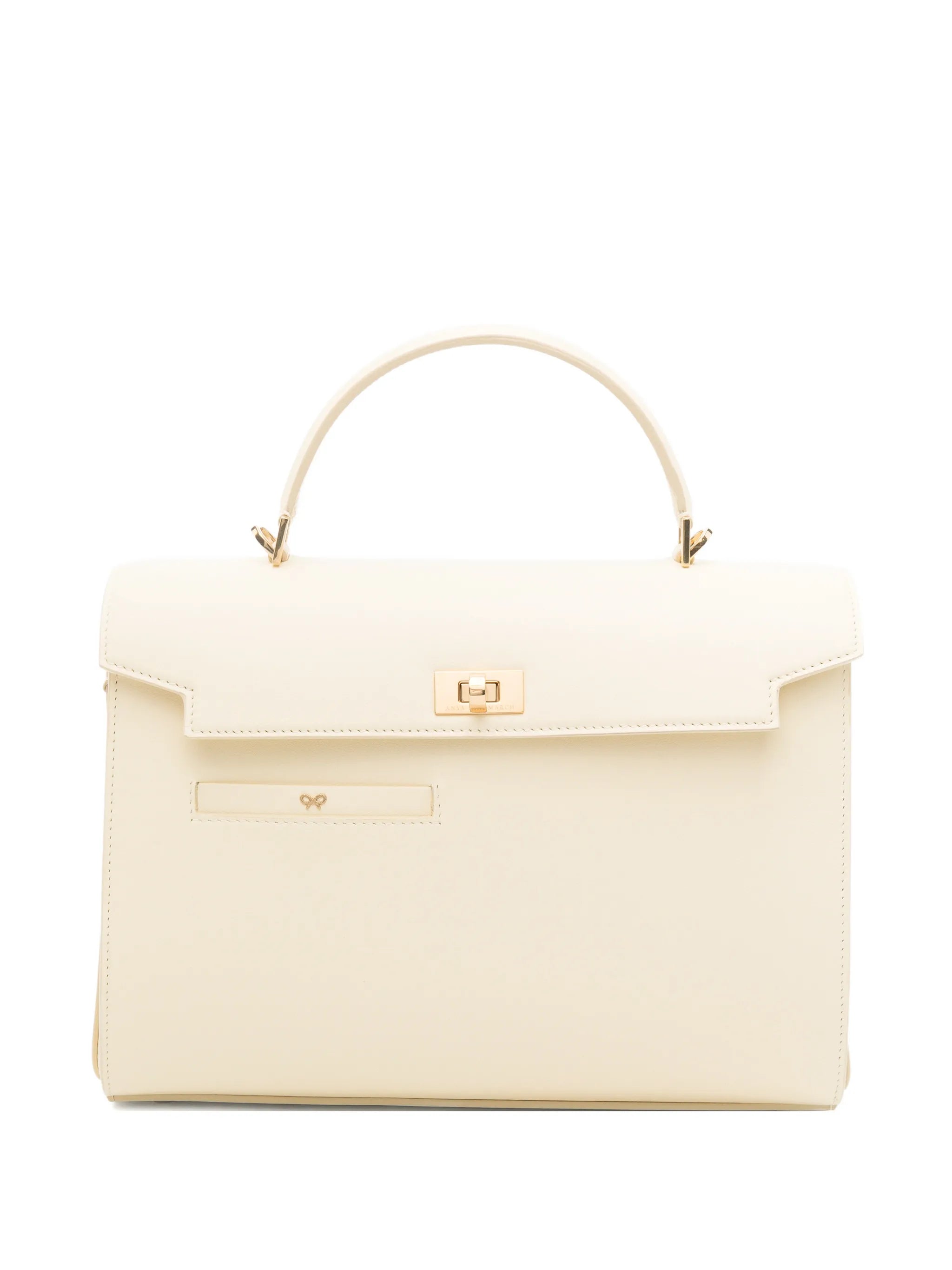 twist-lock top-handle tote bag