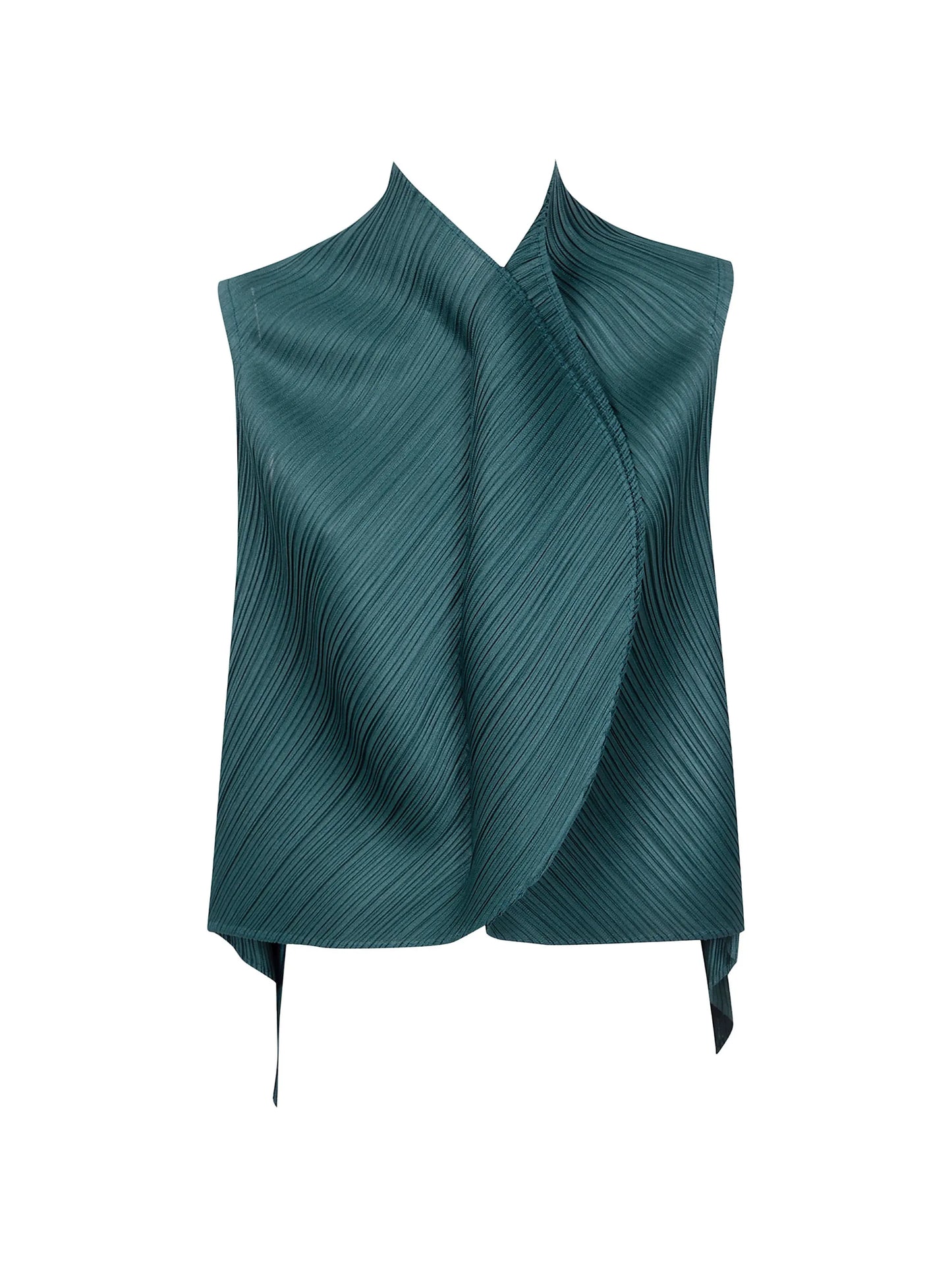 Leaf pleated top