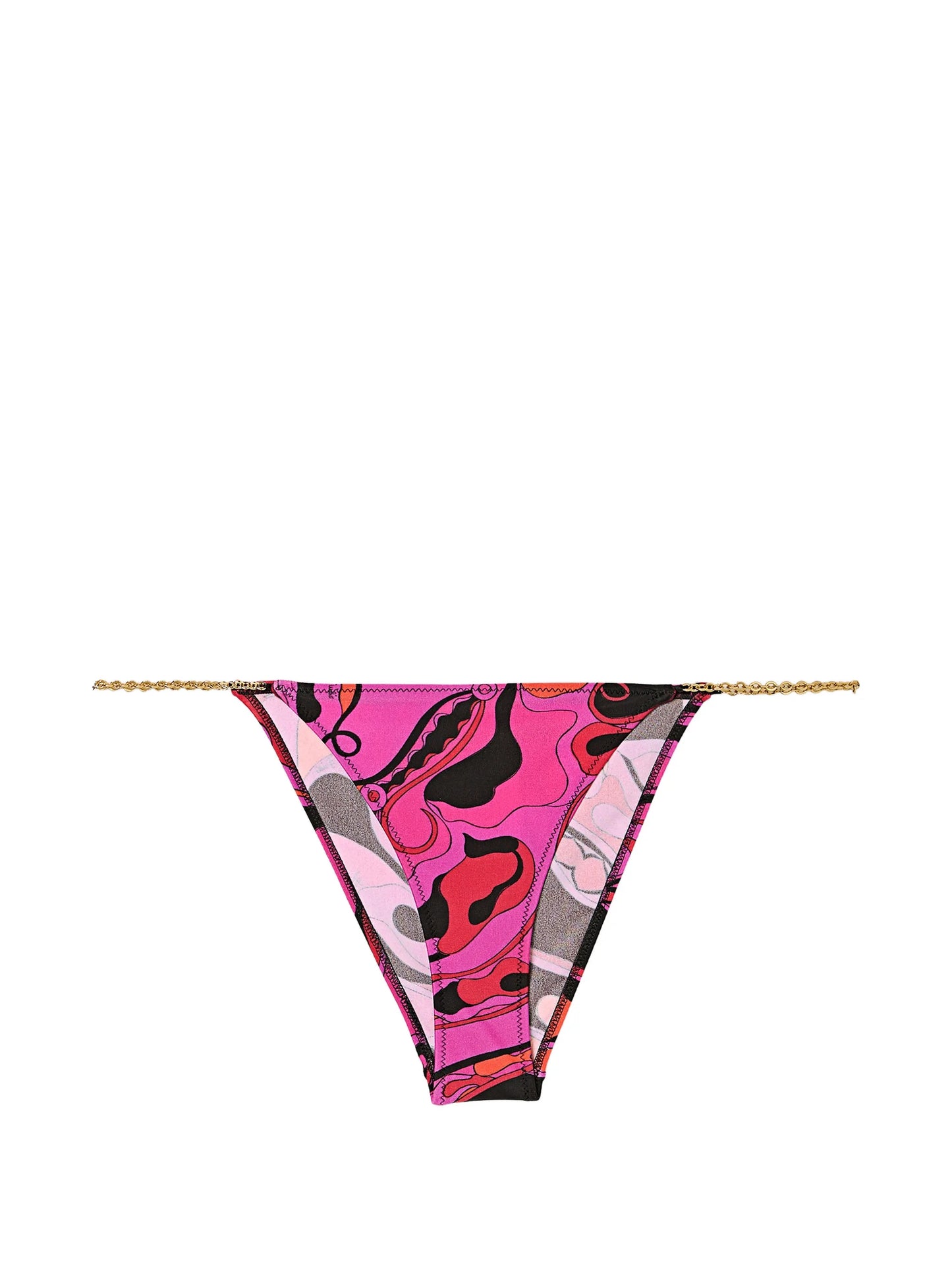 Orchidee-print bikini bottom