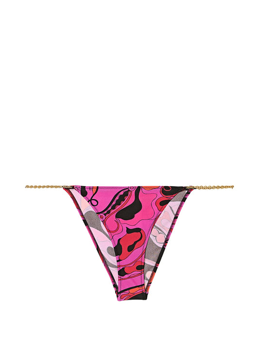 Orchidee-print bikini bottom