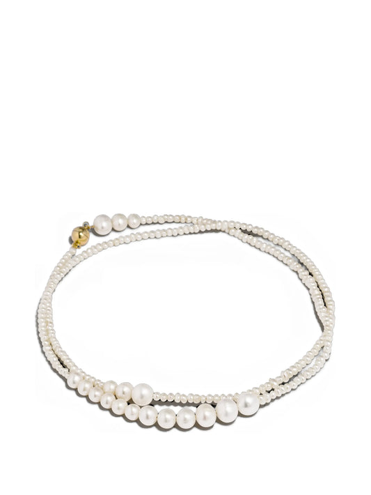 pearl layered necklace