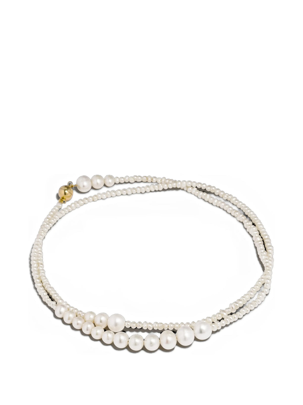 pearl layered necklace