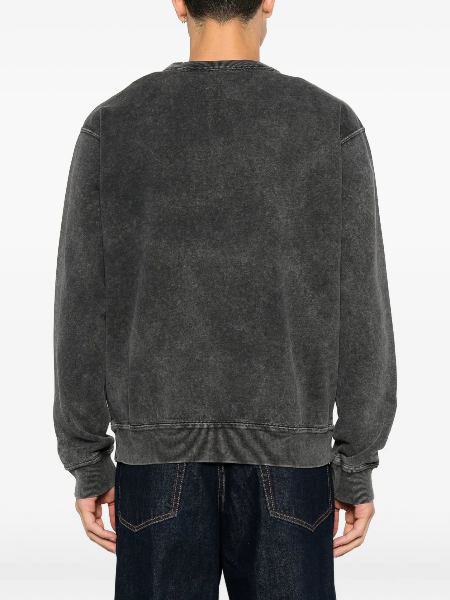 logo-embroidered sweatshirt