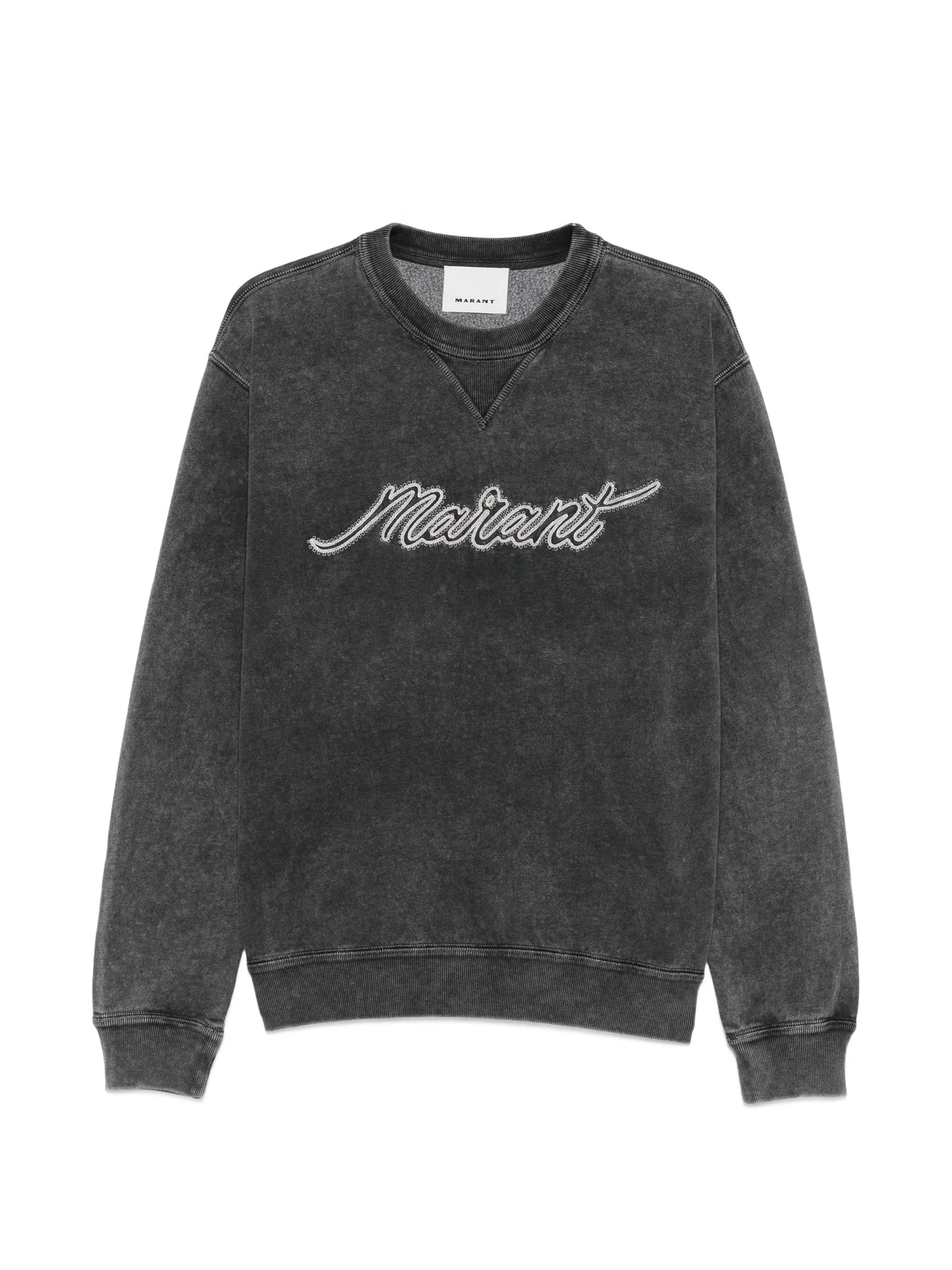 logo-embroidered sweatshirt