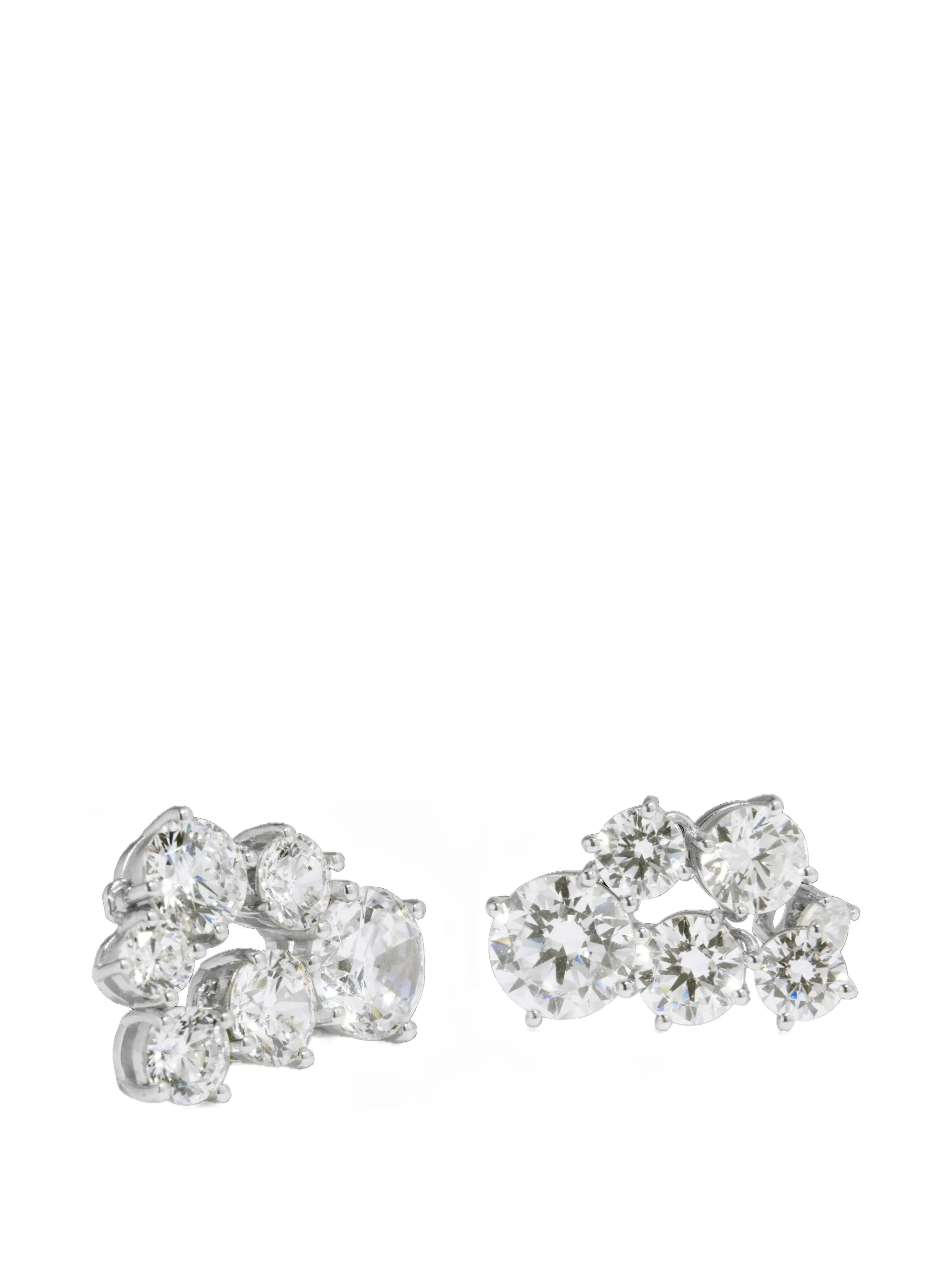 cubic zirconia drop earrings