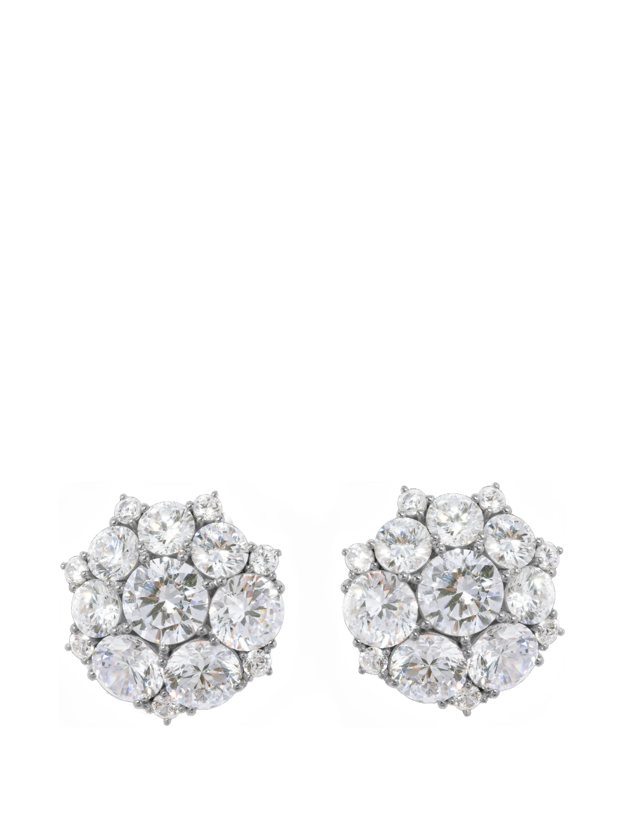 cubic zirconia stud earrings
