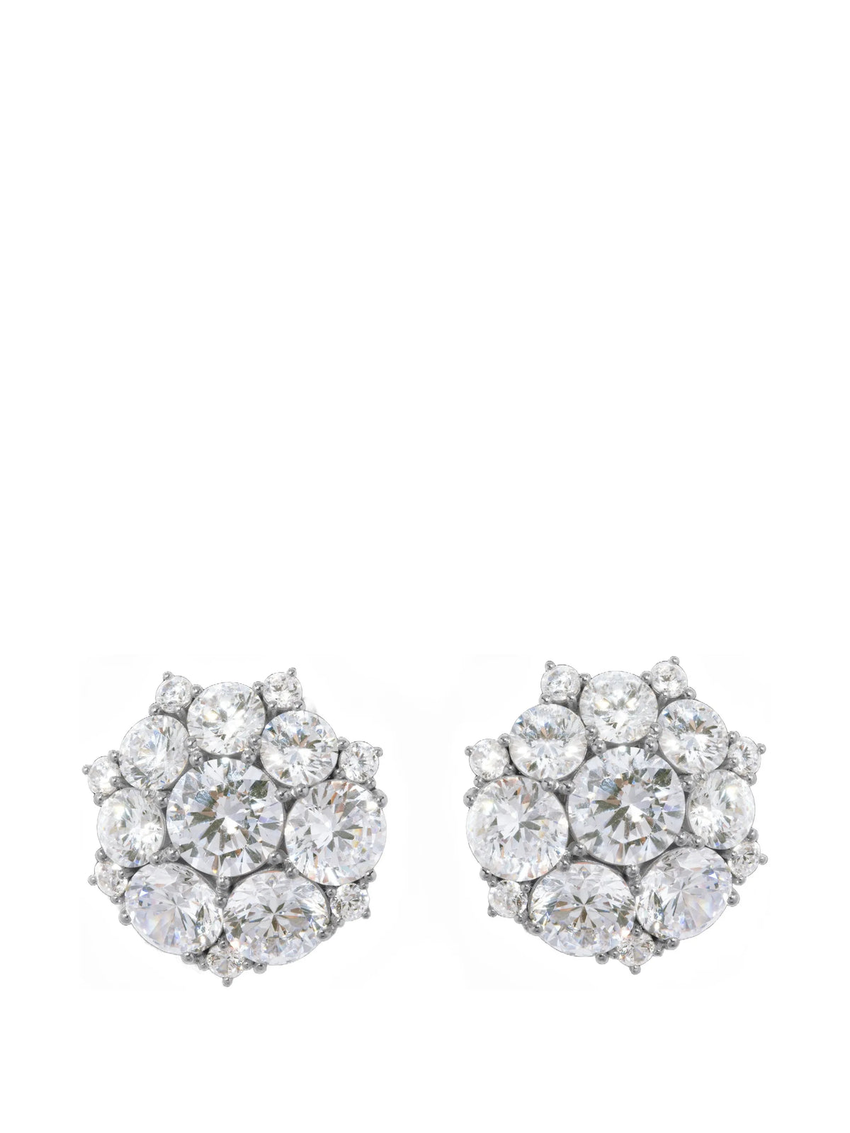 cubic zirconia stud earrings