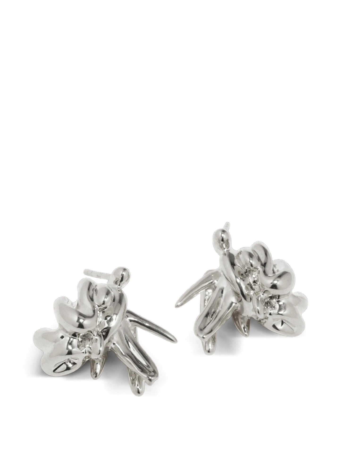 cubic zirconia statement stud earrings