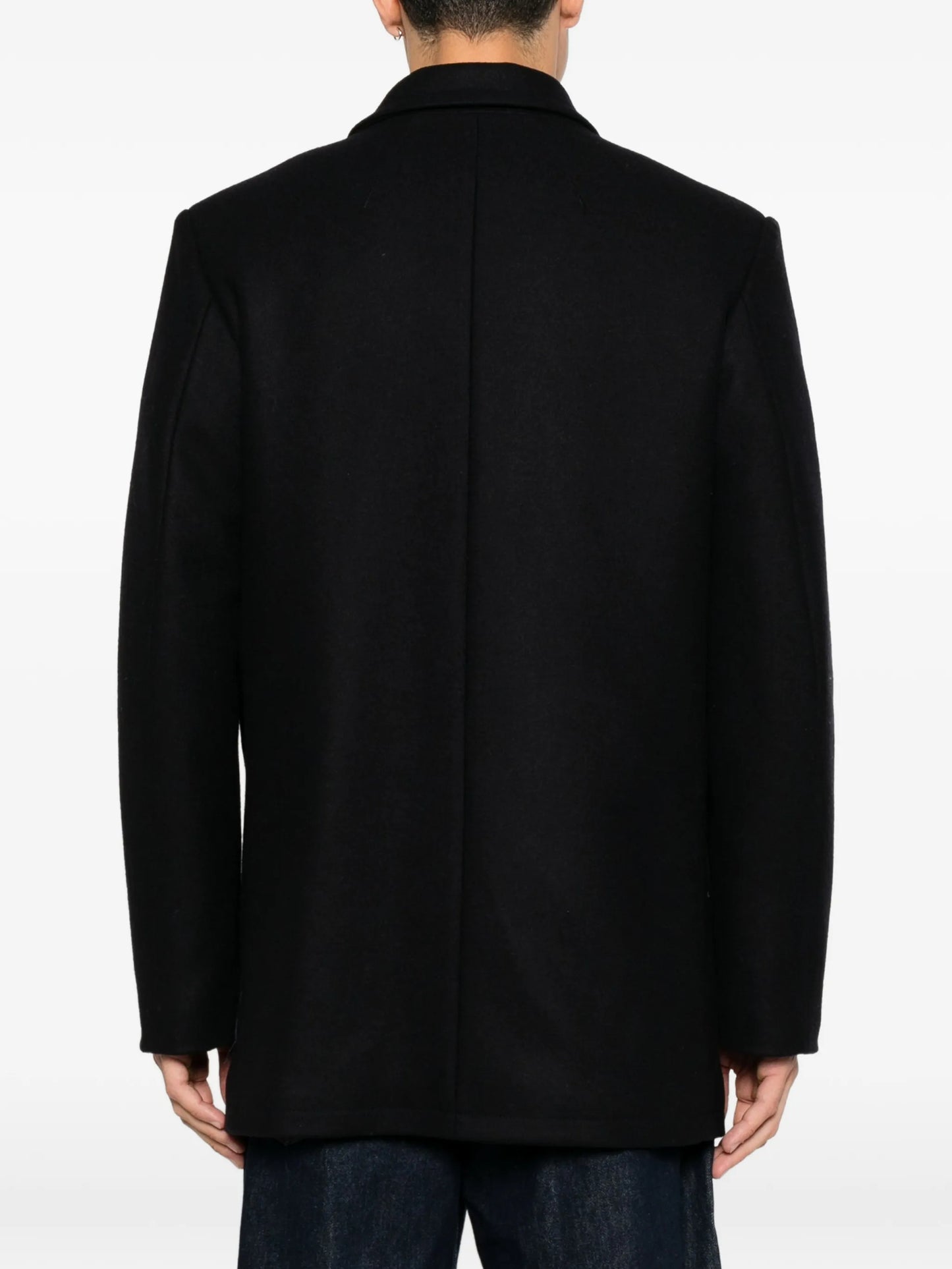 double-breasted coat