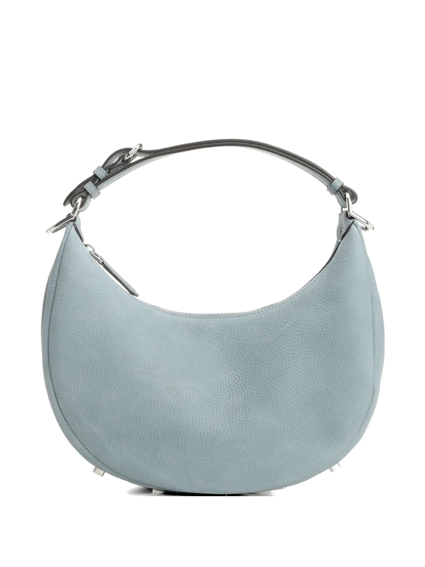 small Fendigraphy suede-finish clutch bag