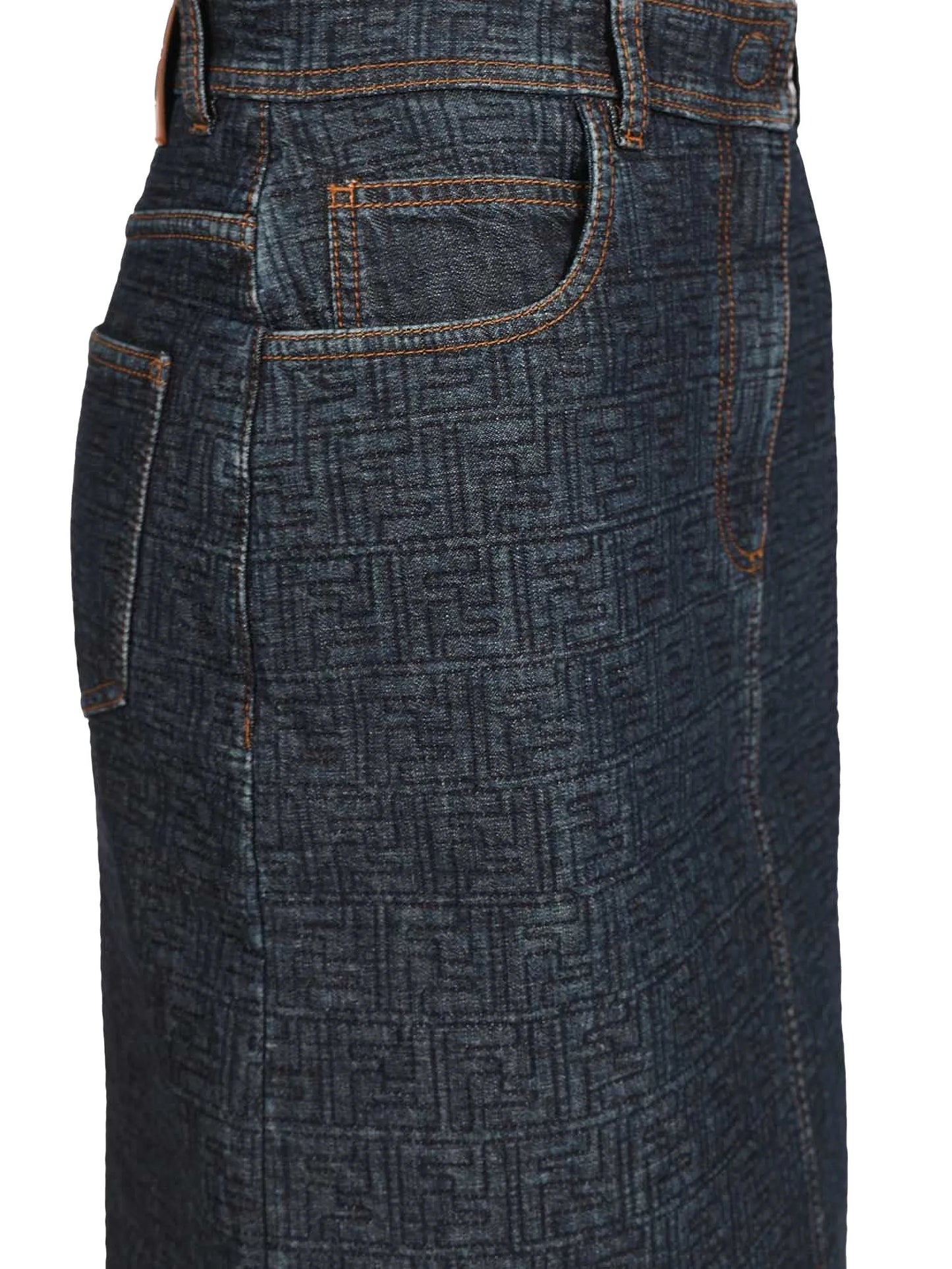 FF denim skirt