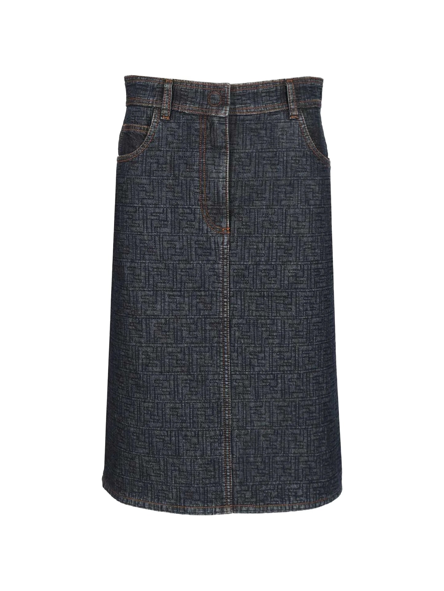 FF denim skirt