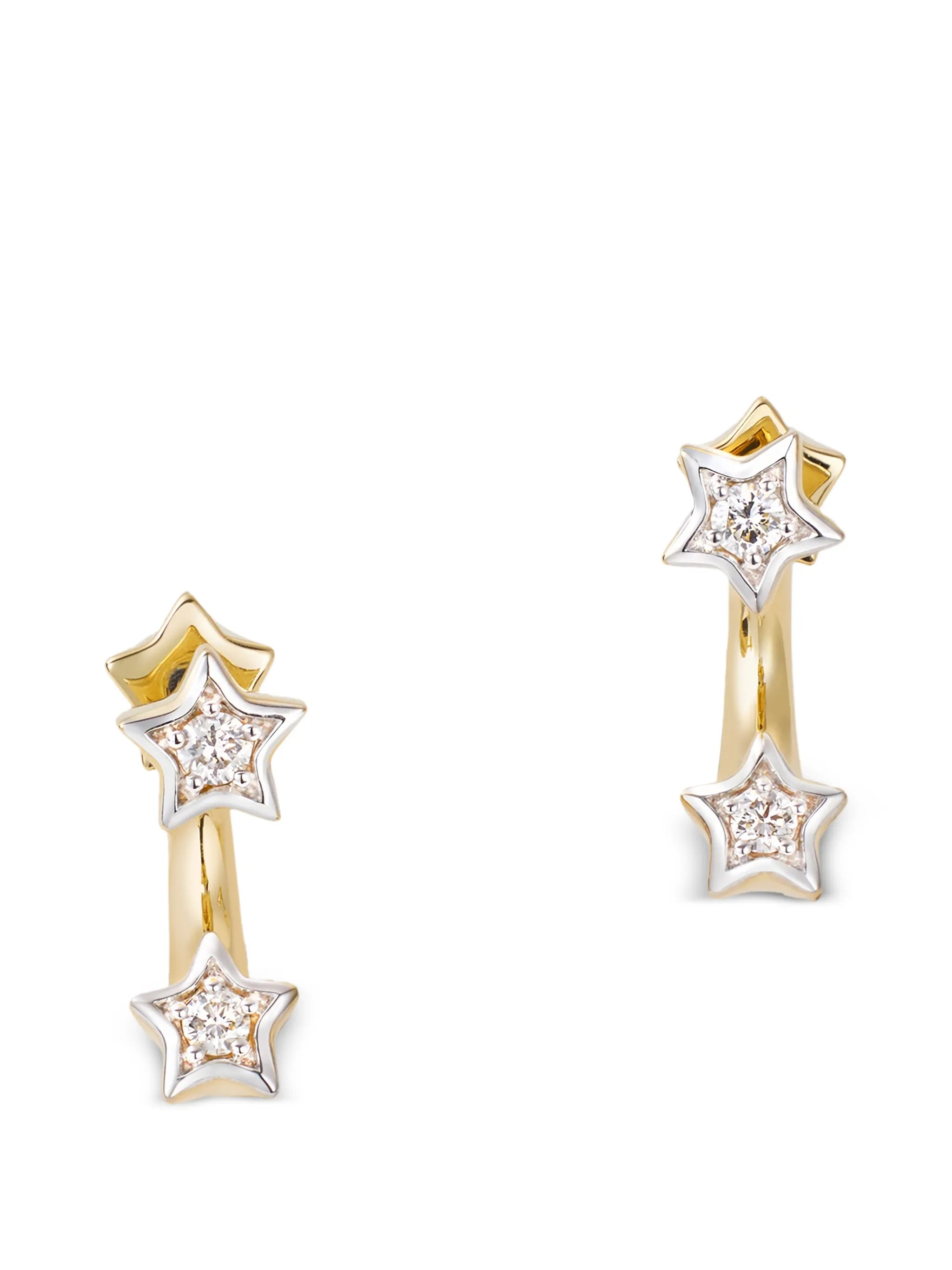 Shooting Star diamond earrings