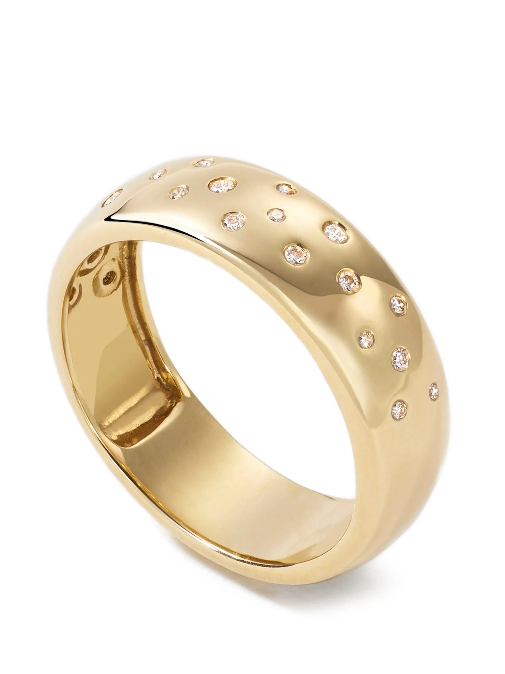 Polka Dot diamond ring