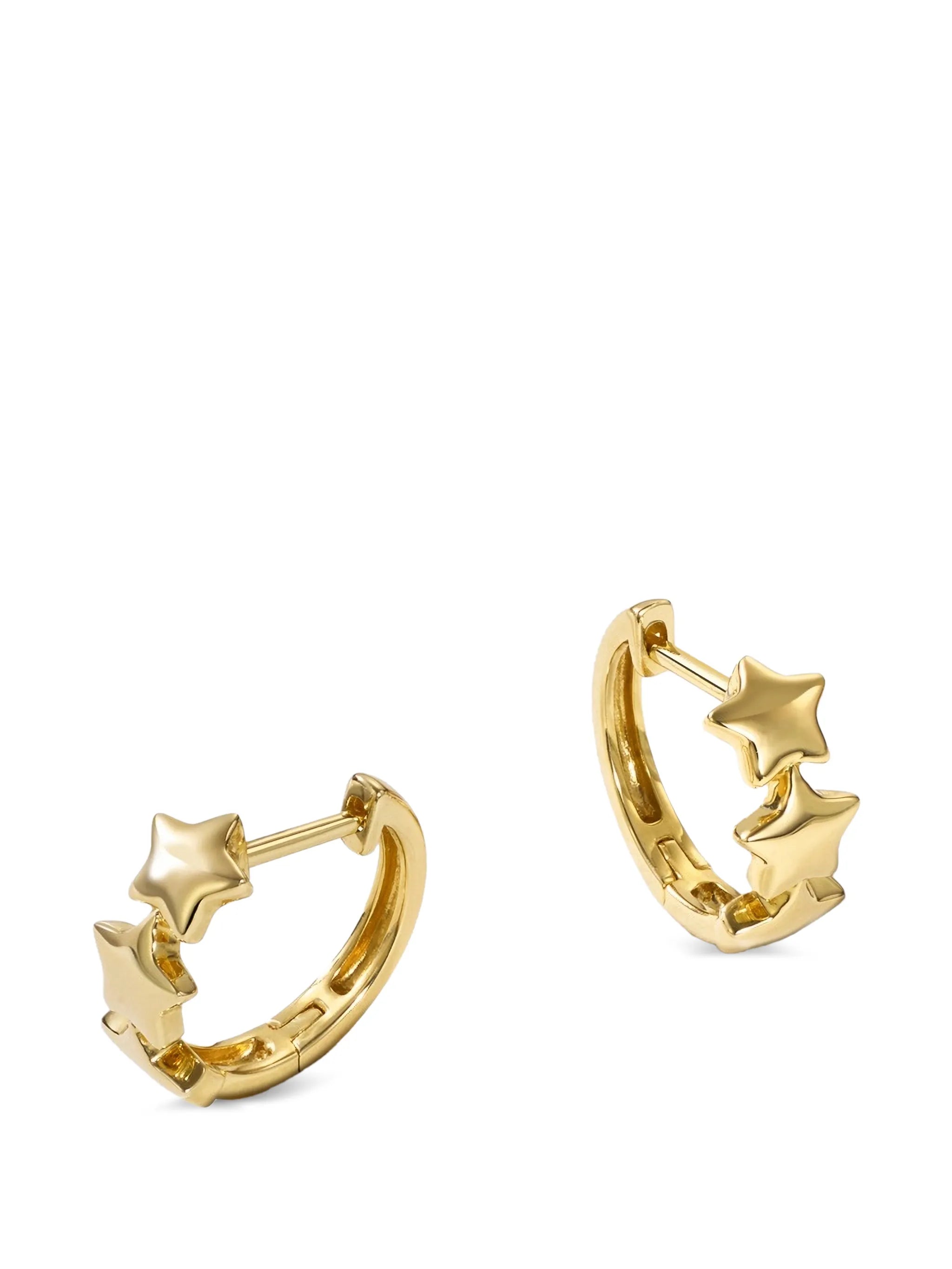 Starry Night hoop earrings
