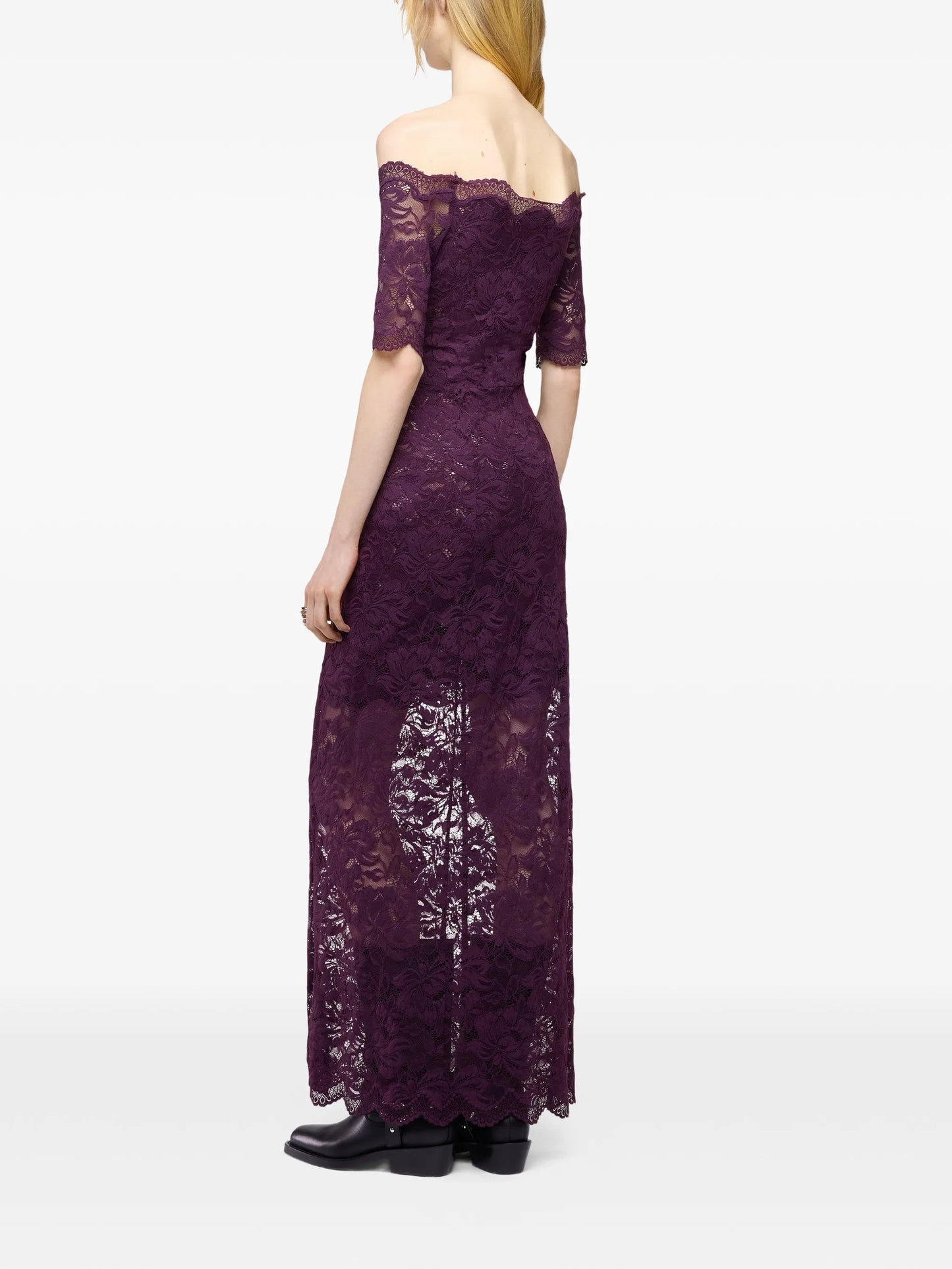 layered lace maxi dress