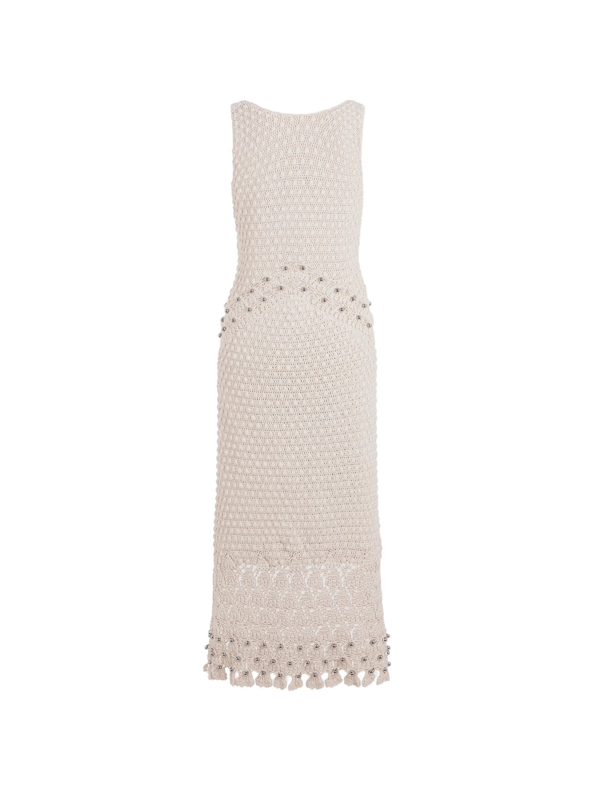handmade midi dress in crochet
