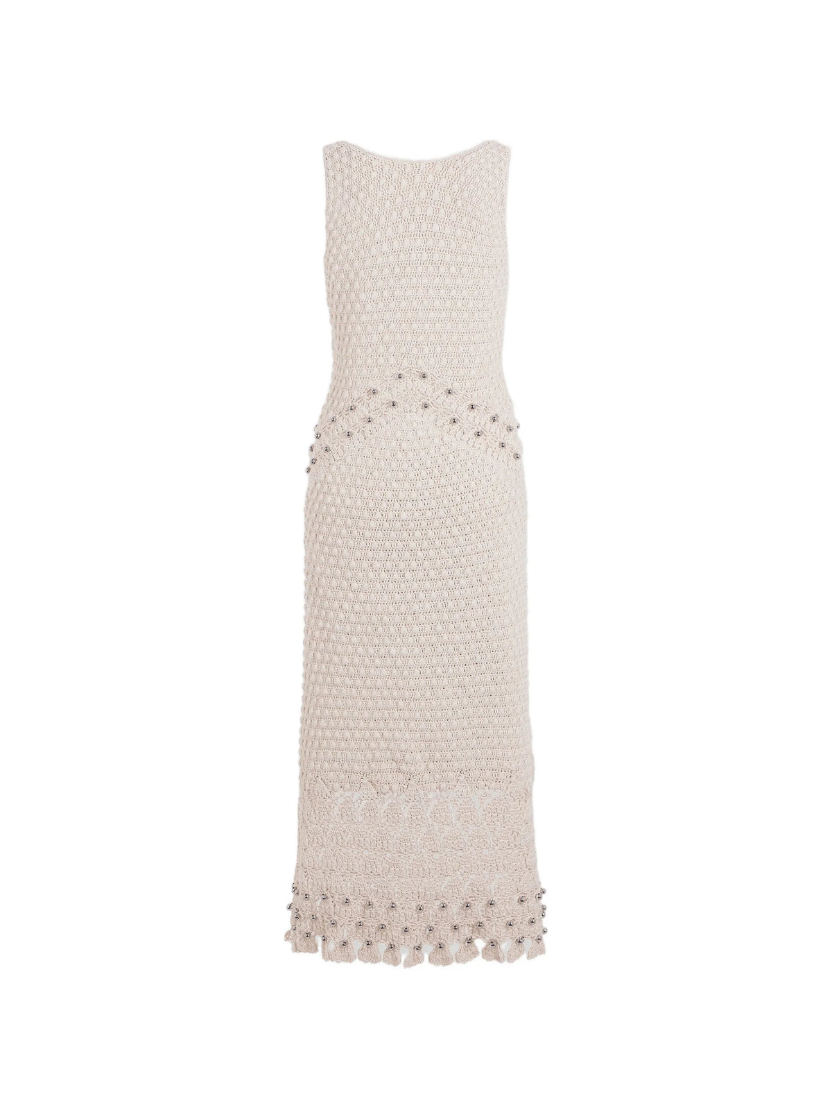 handmade midi dress in crochet