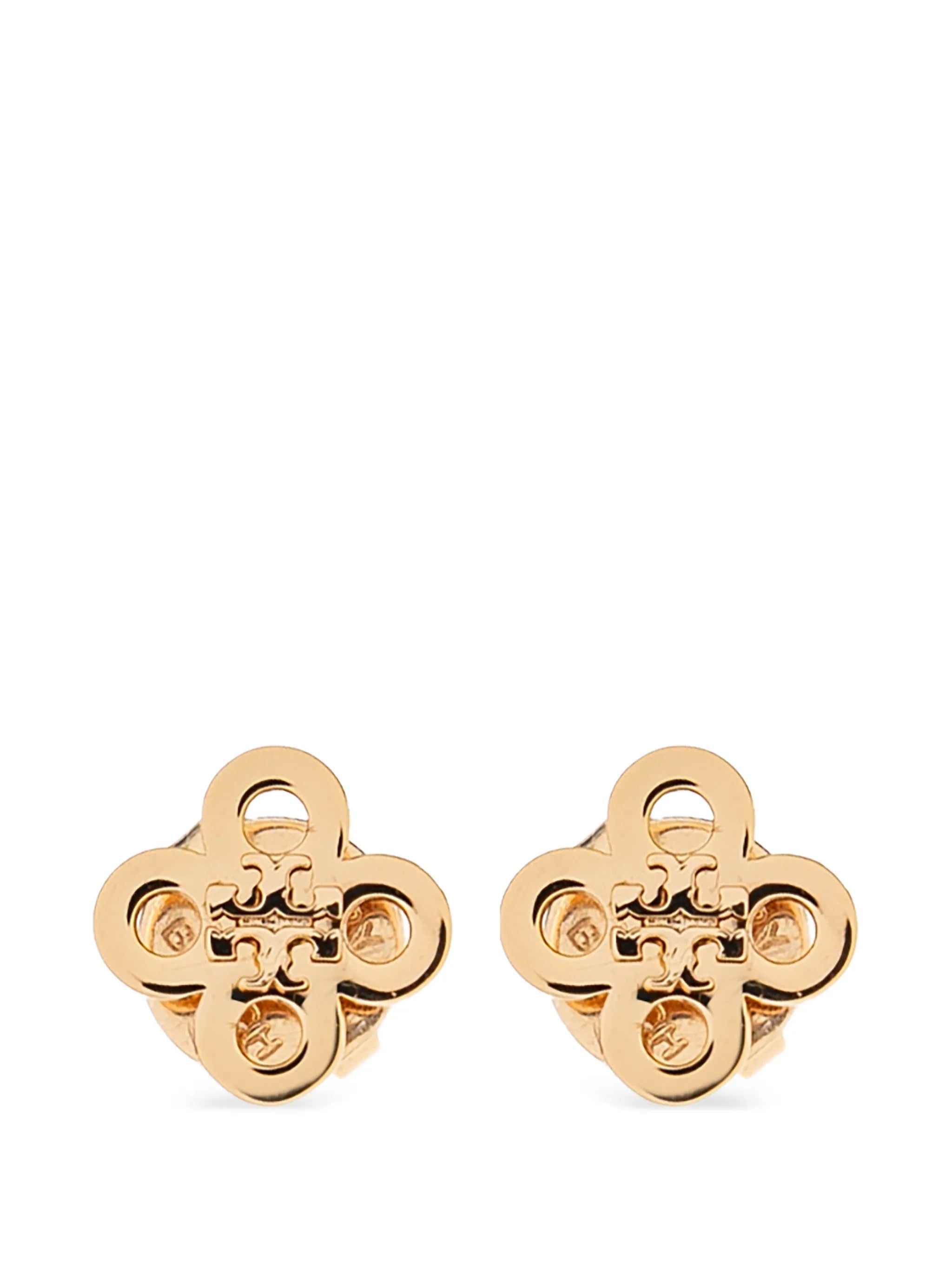 Forget Me Not clover stud earrings