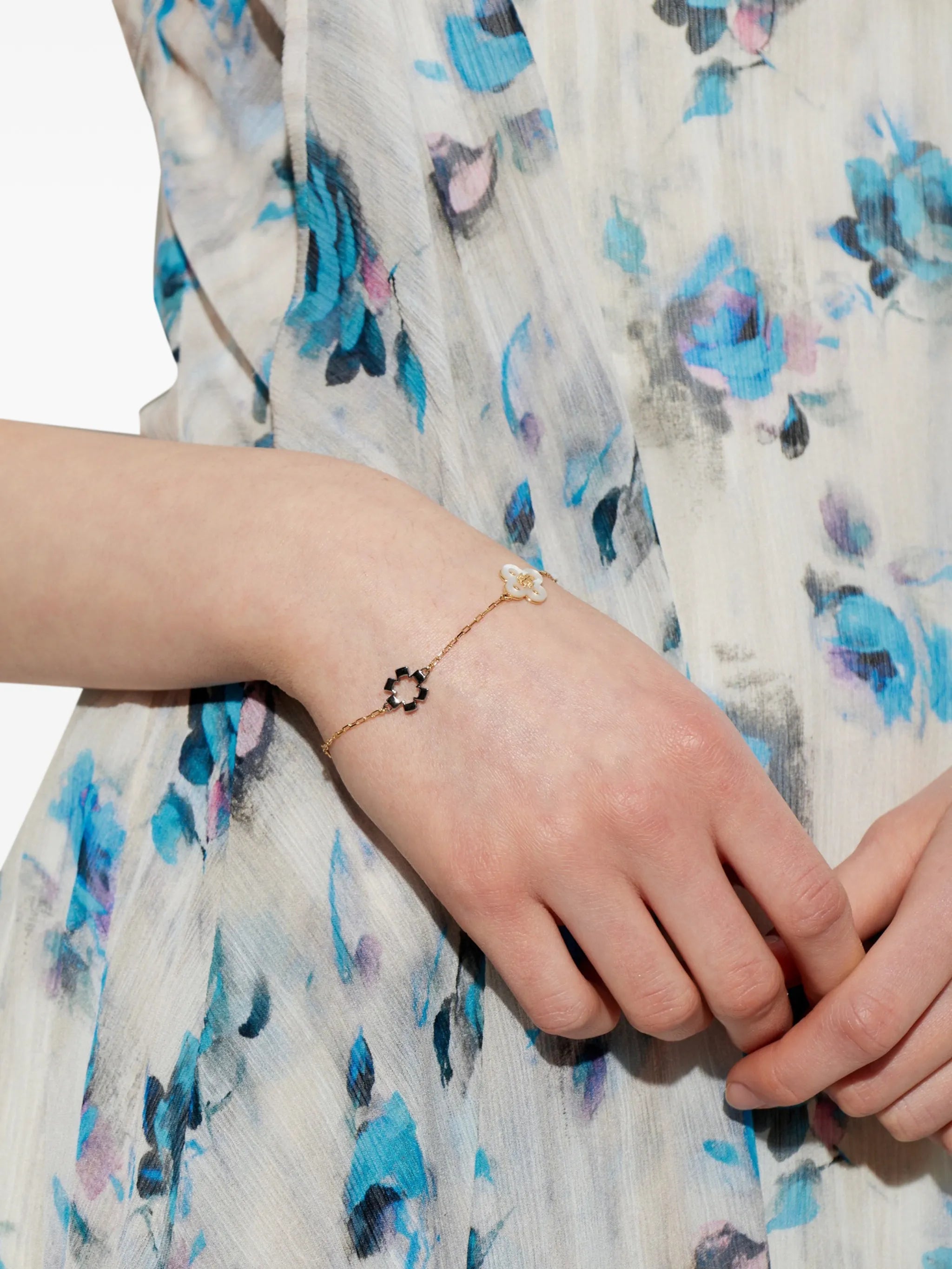 Double-T charm bracelet